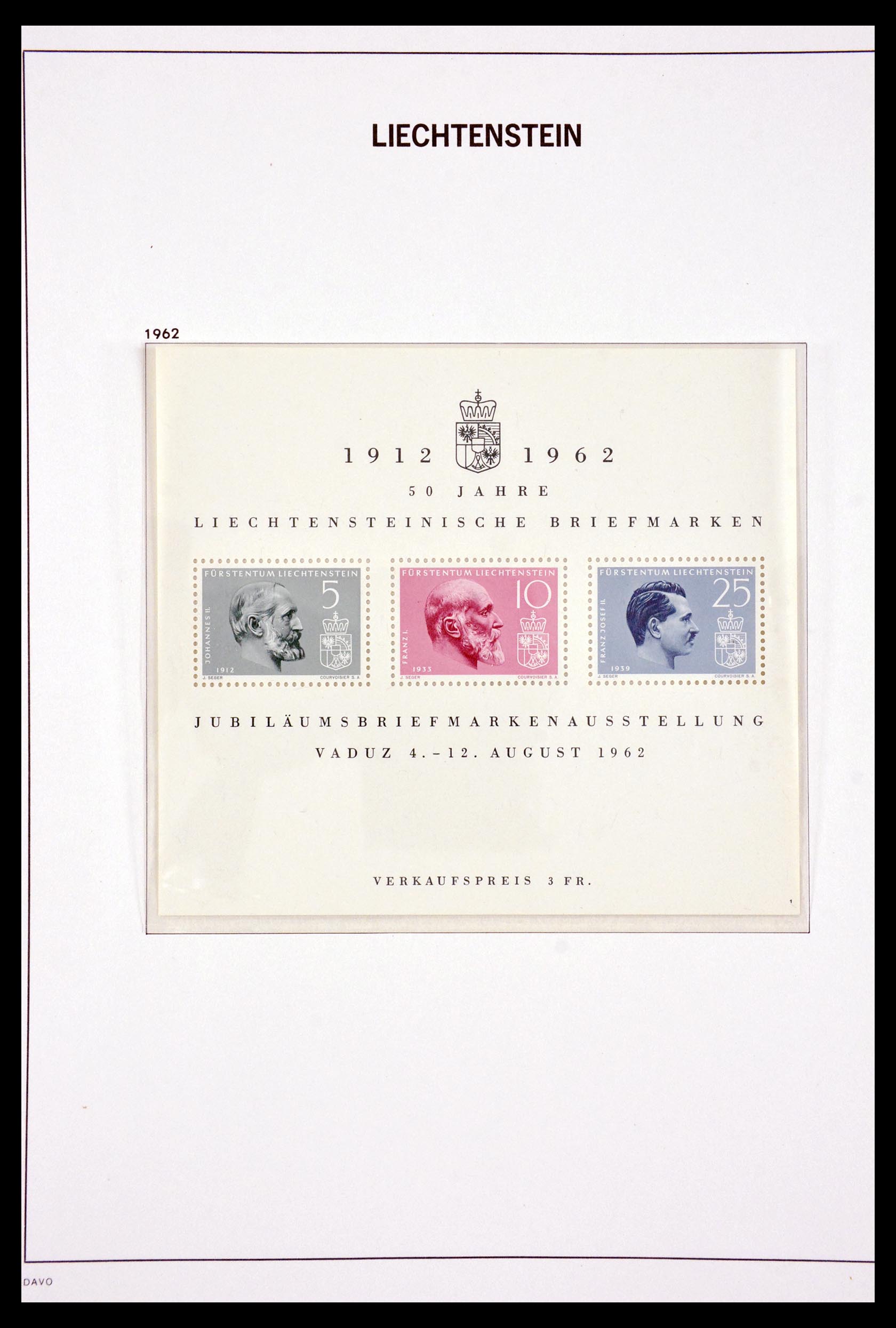 29750 044 - 29750 Liechtenstein 1912-2014.