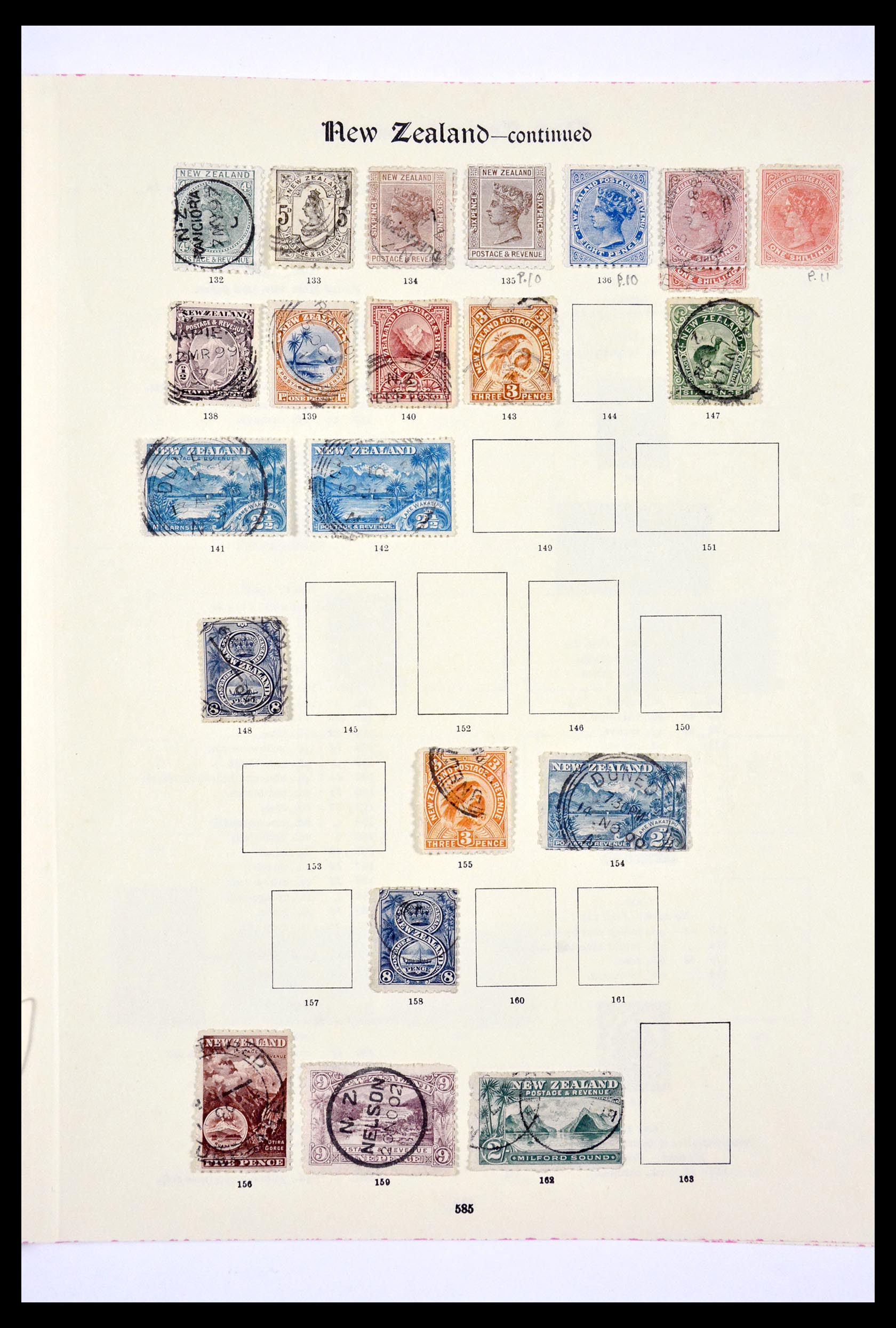 29760 003 - 29760 New Zealand ca. 1860-1936.