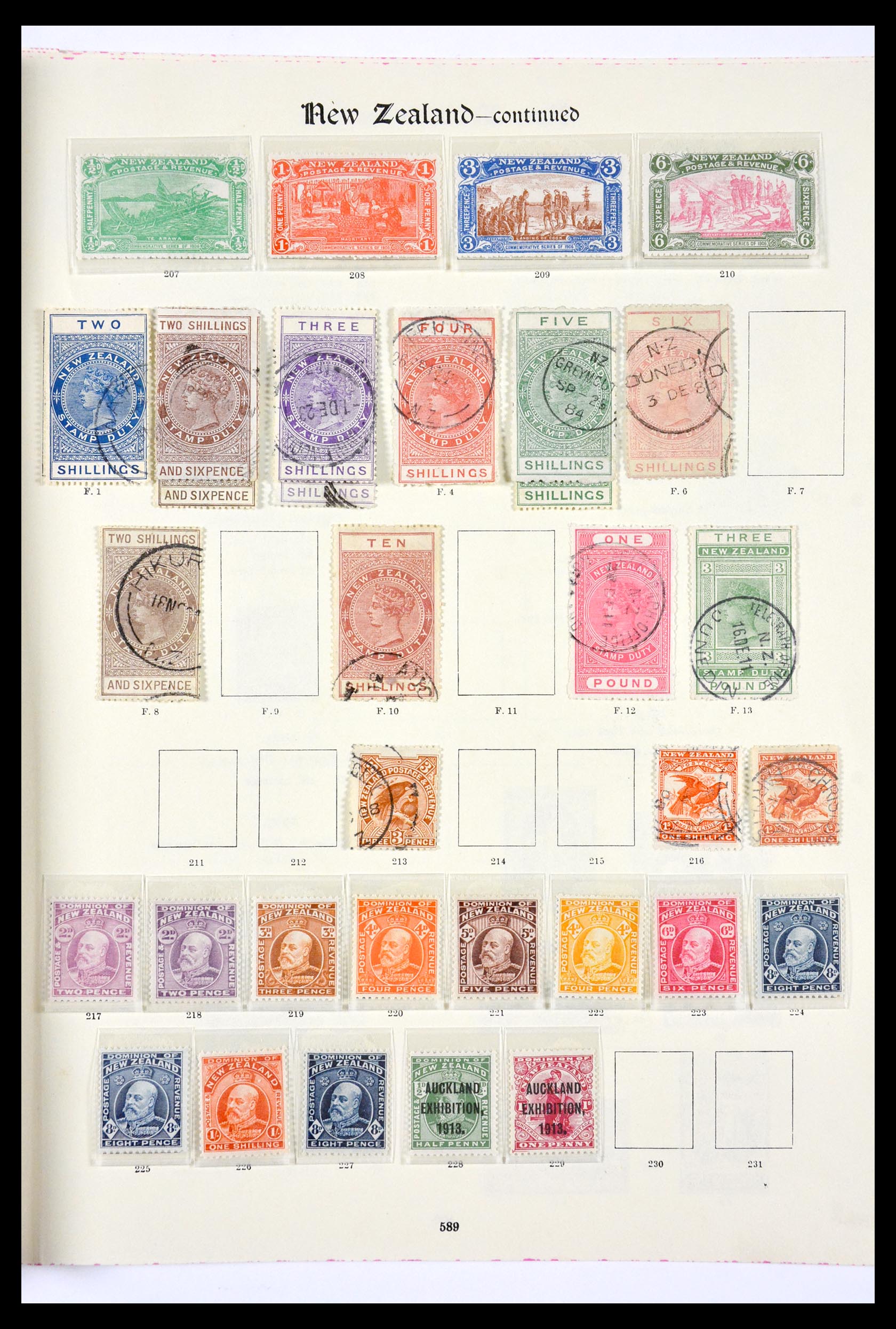 29760 005 - 29760 New Zealand ca. 1860-1936.