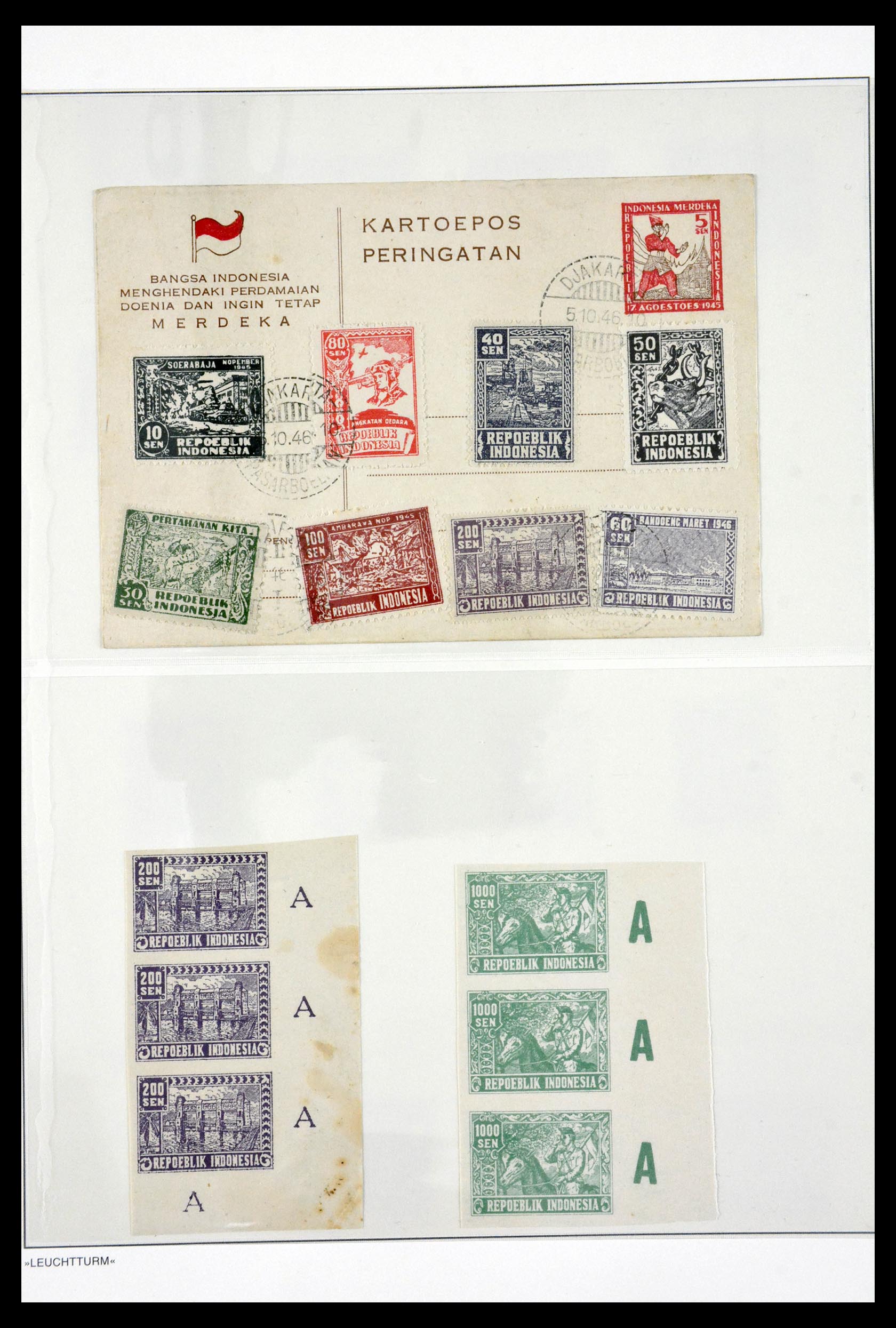29786 038 - 29786 Interimperiod Indonesia 1945-1948.