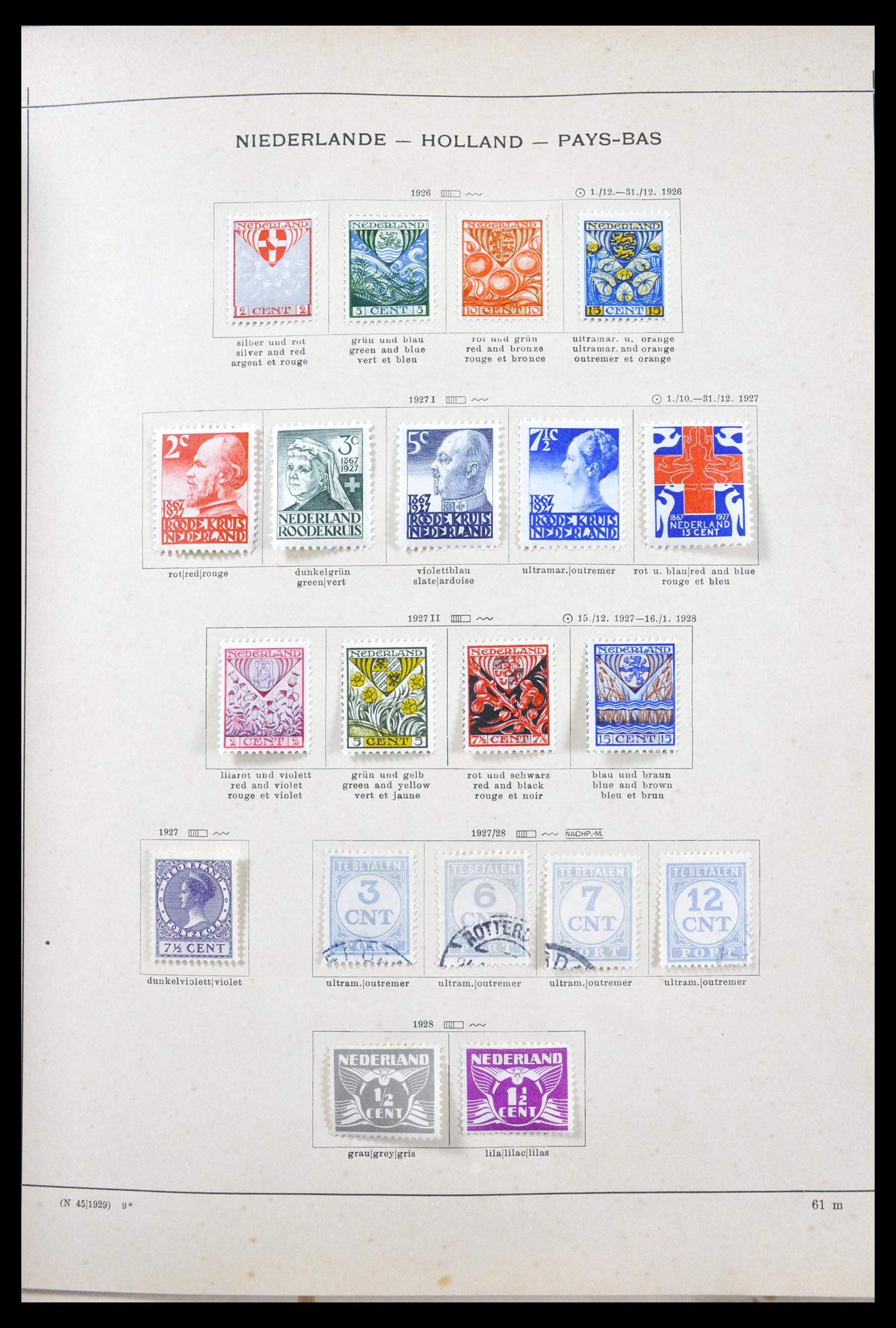 29799 003 - 29799 Netherlands 1921-1964.