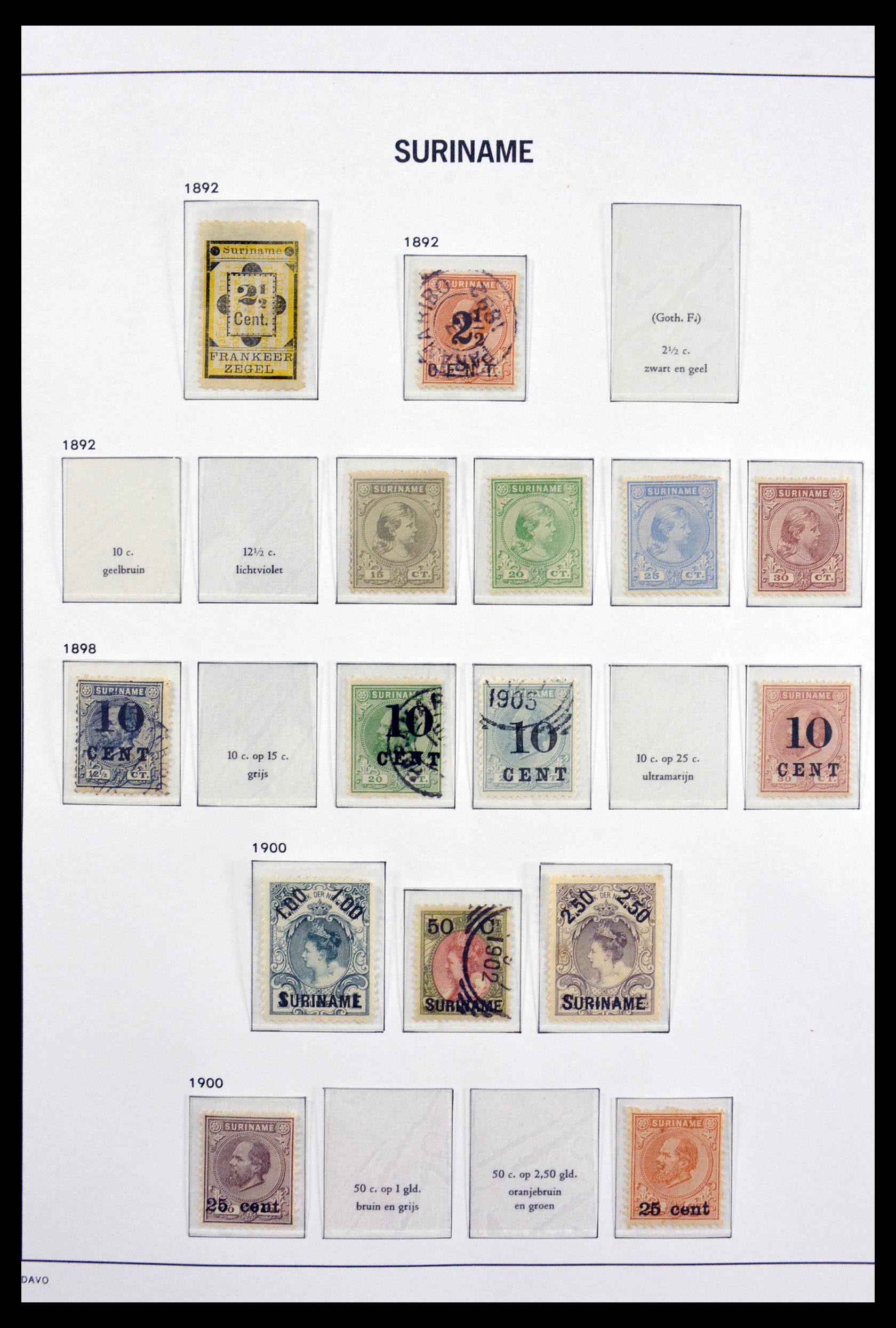 29801 002 - 29801 Surinam 1873-1975.