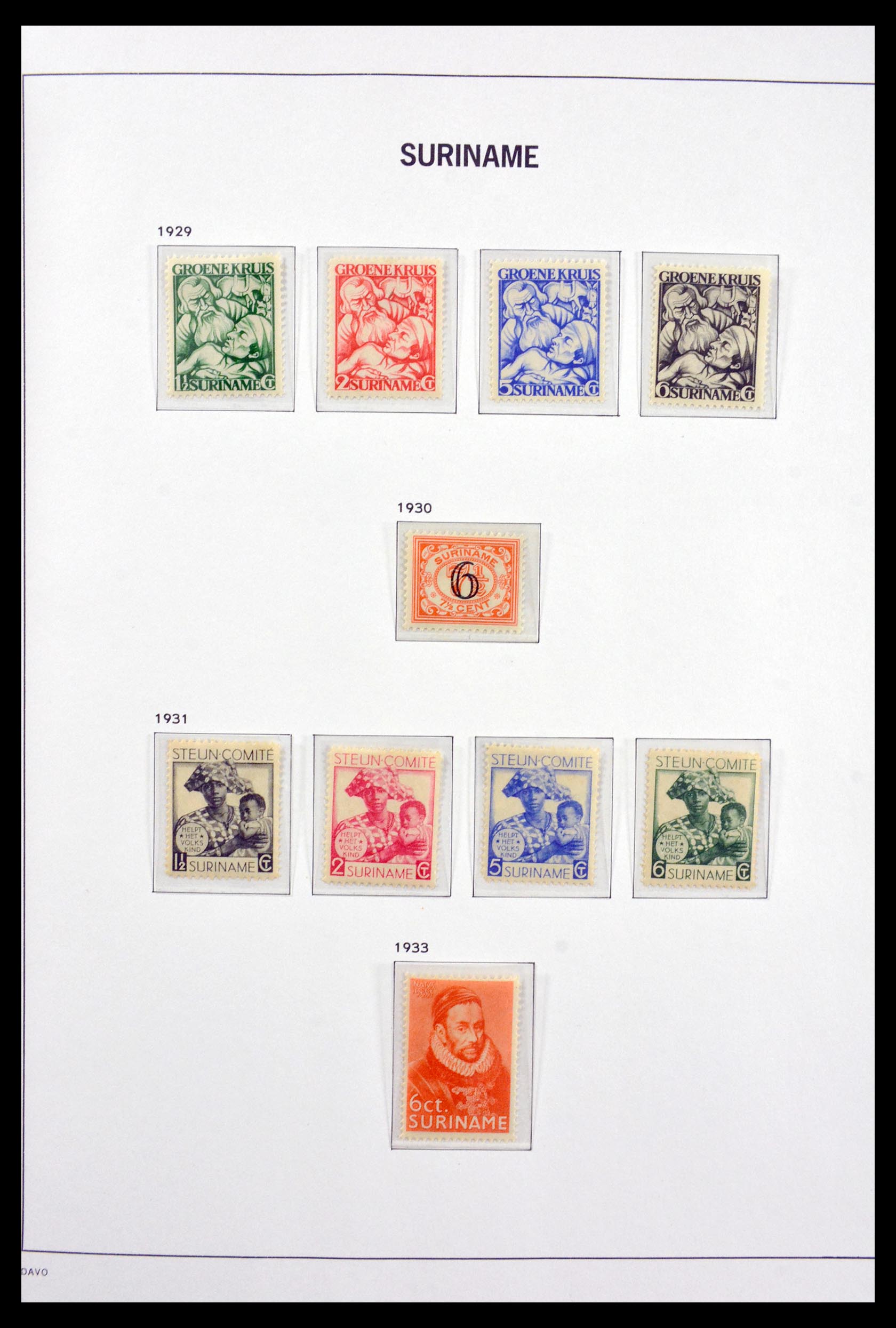 29801 007 - 29801 Surinam 1873-1975.