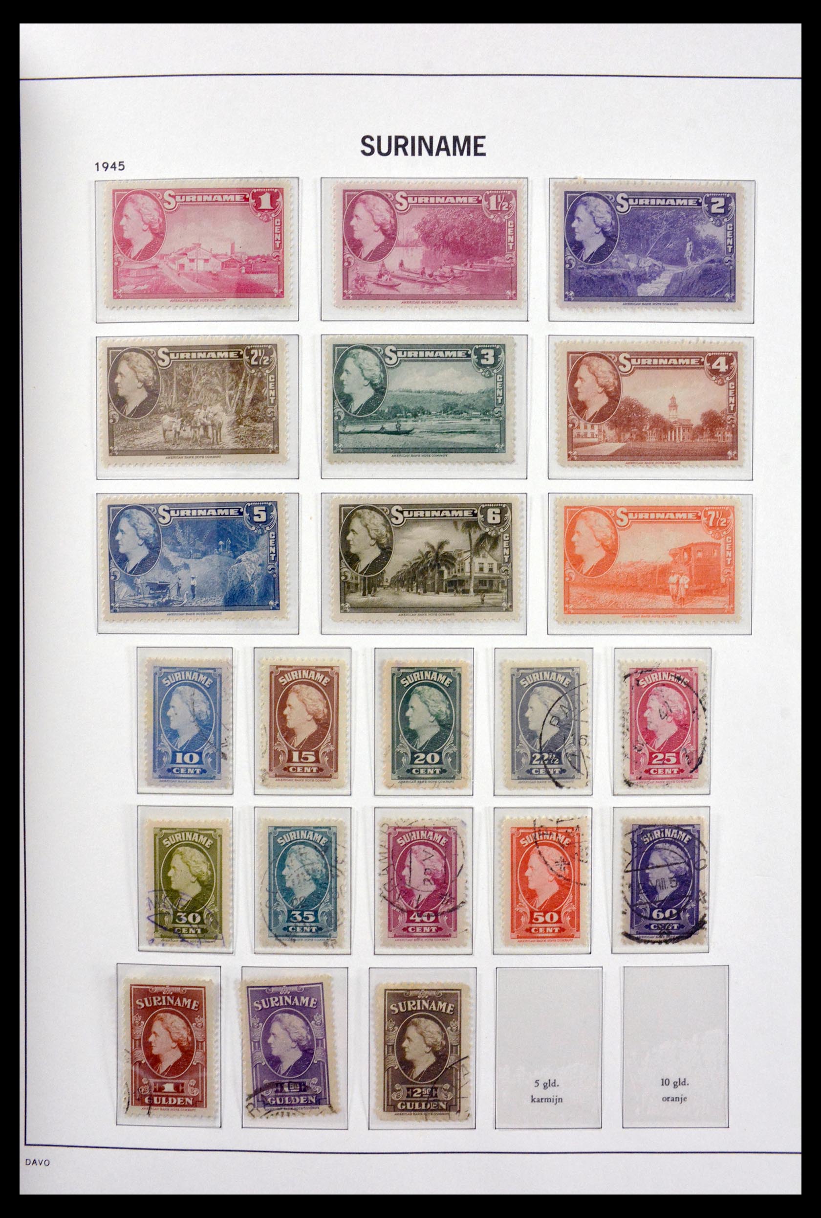 29801 012 - 29801 Suriname 1873-1975.