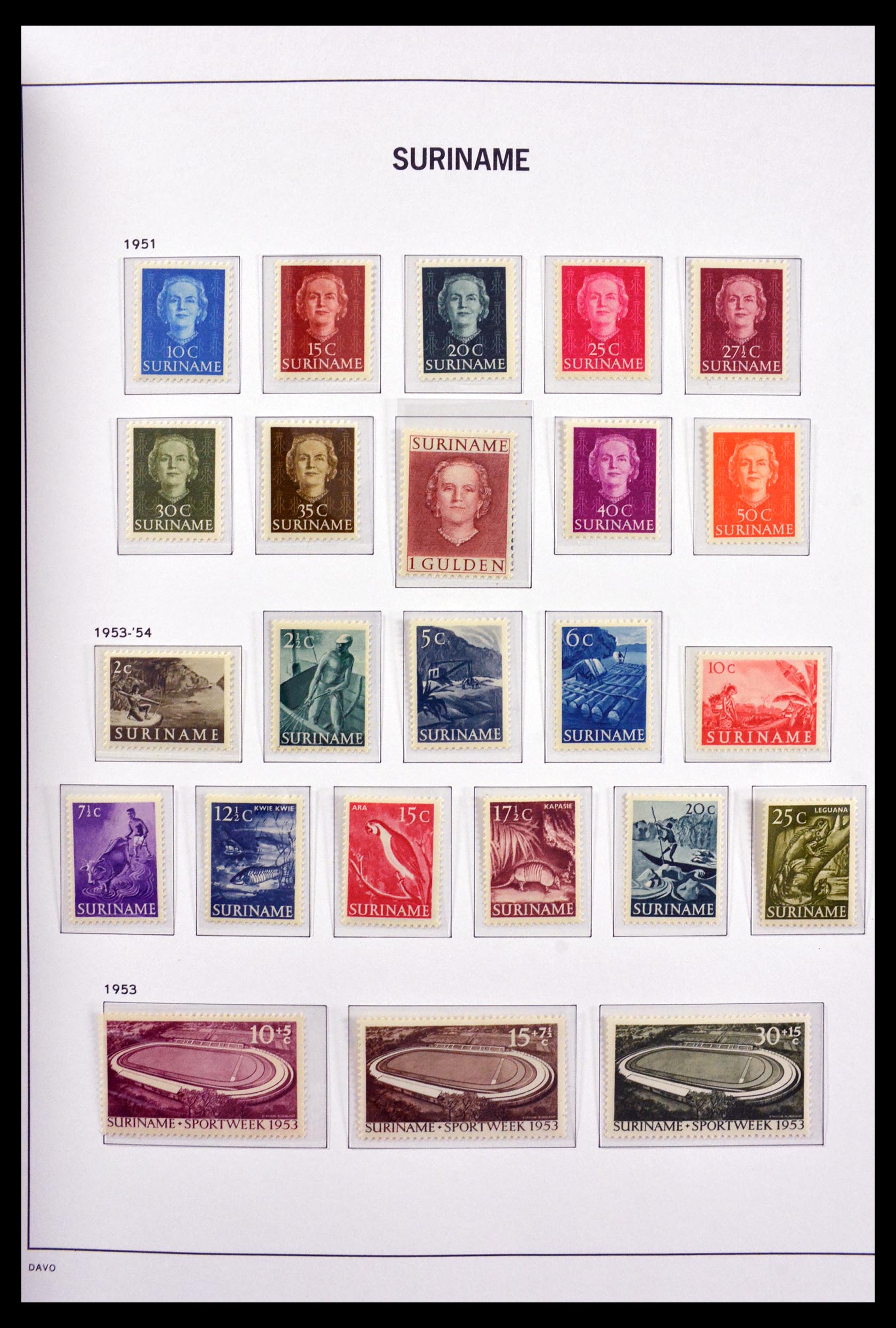 29801 015 - 29801 Suriname 1873-1975.