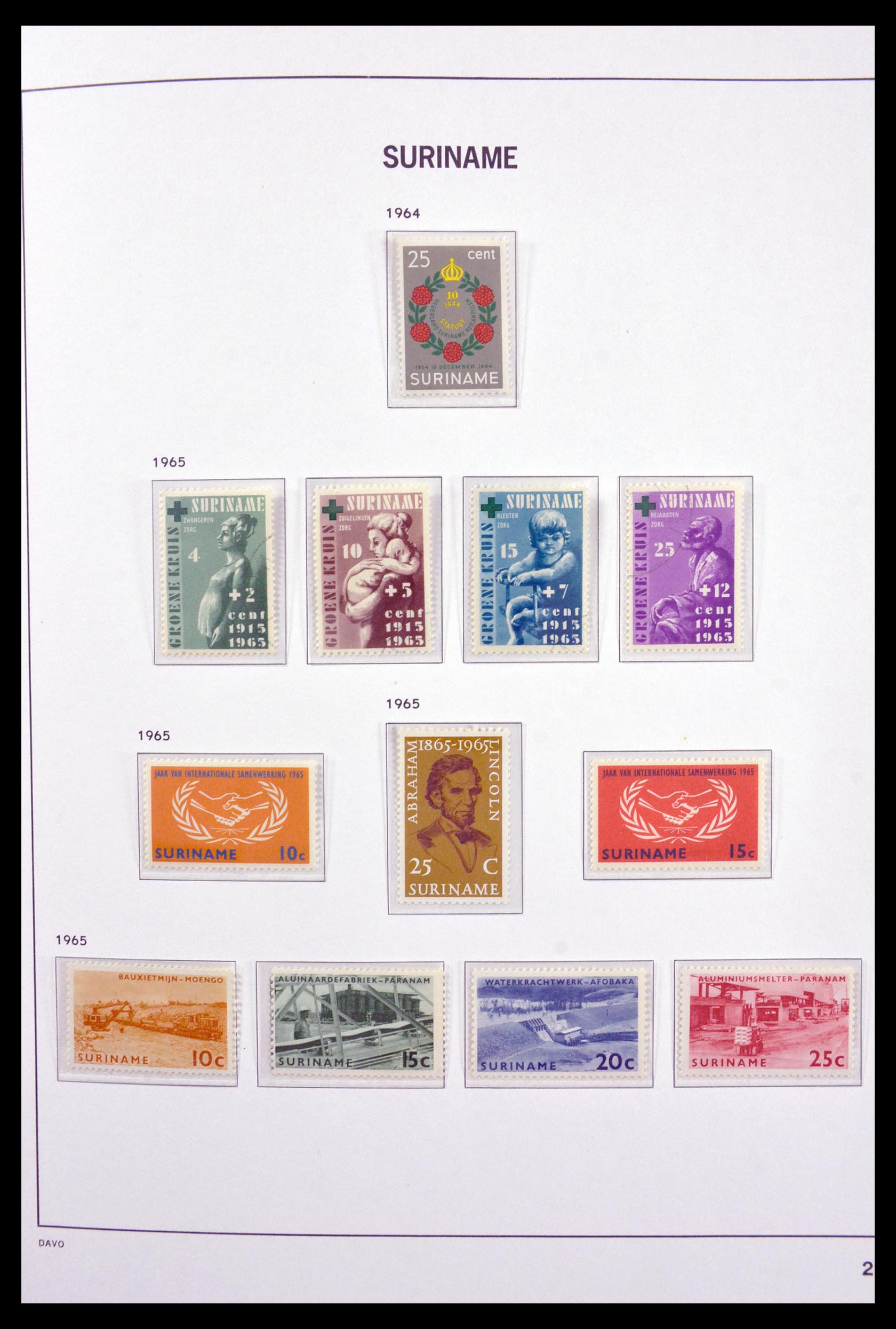29801 028 - 29801 Suriname 1873-1975.