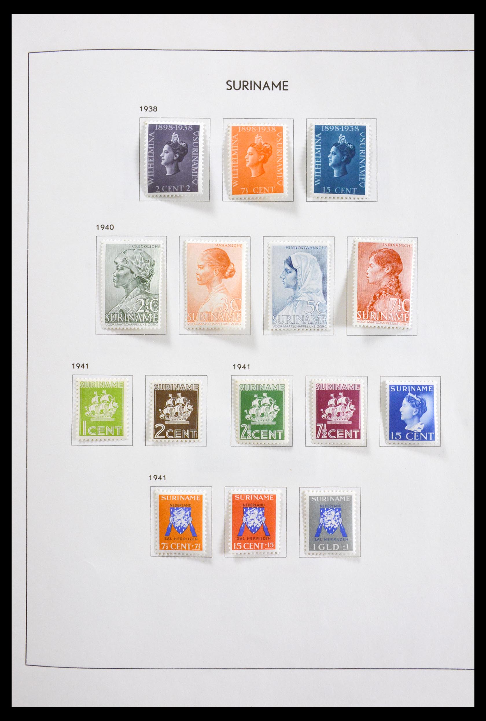 29802 012 - 29802 Suriname 1873-1960.
