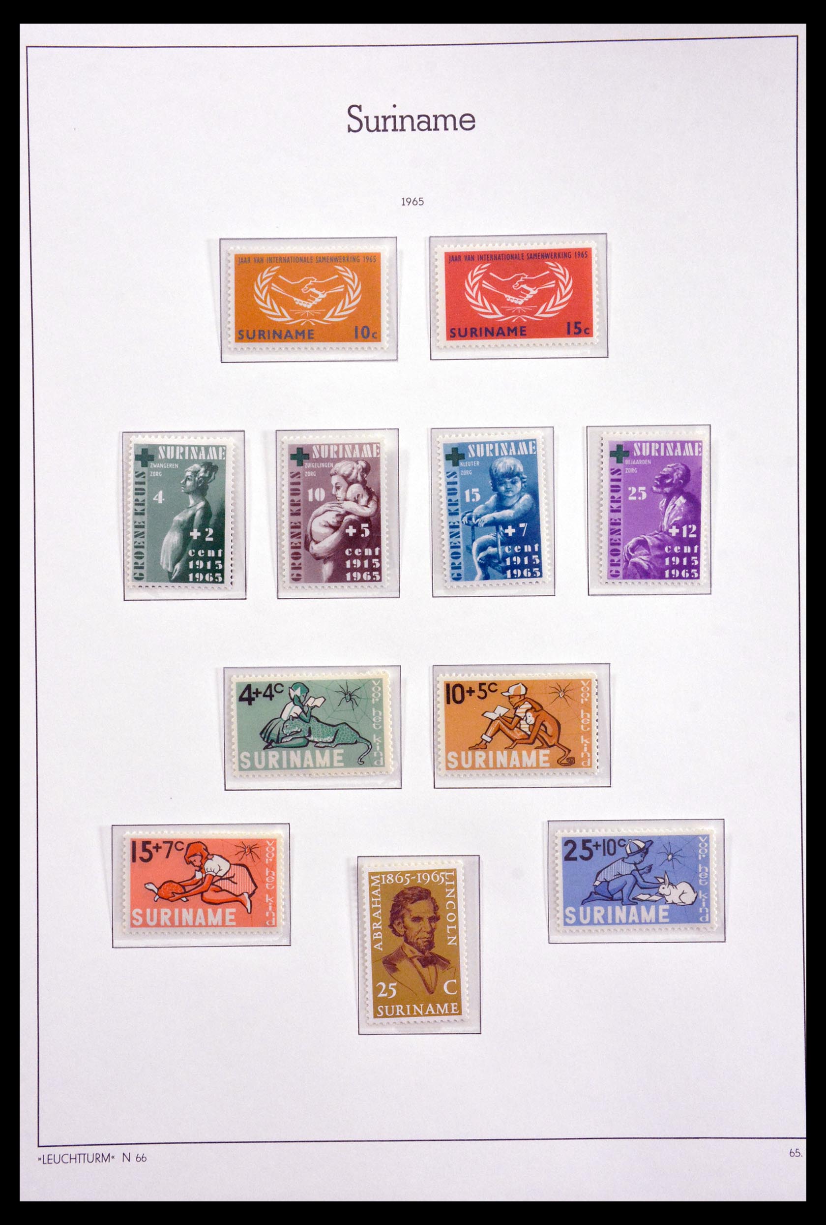 29805 040 - 29805 Suriname 1873-1975.