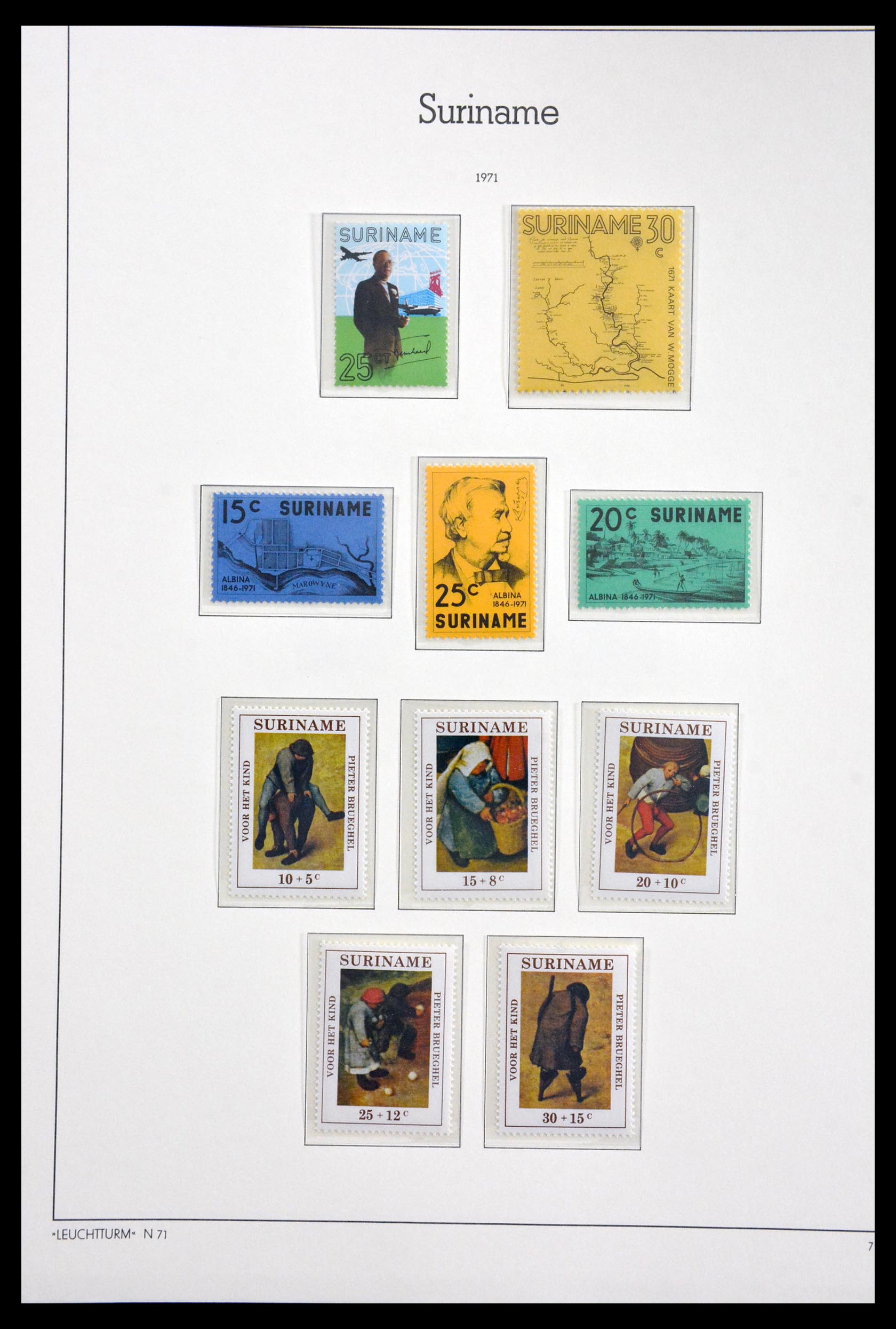 29805 060 - 29805 Suriname 1873-1975.