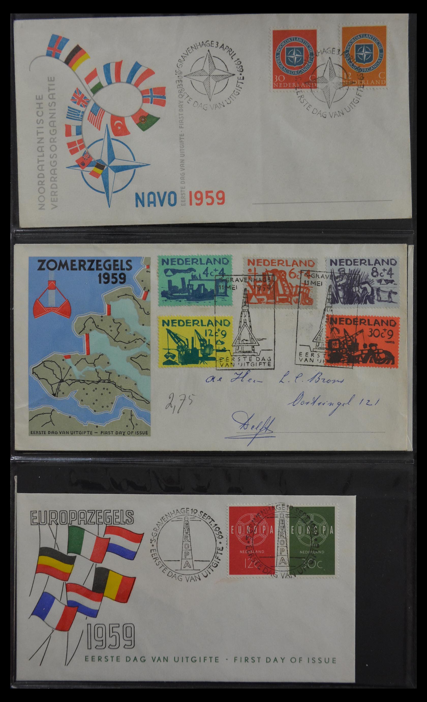 29812 010 - 29812 Netherlands FDC's 1952-2016.