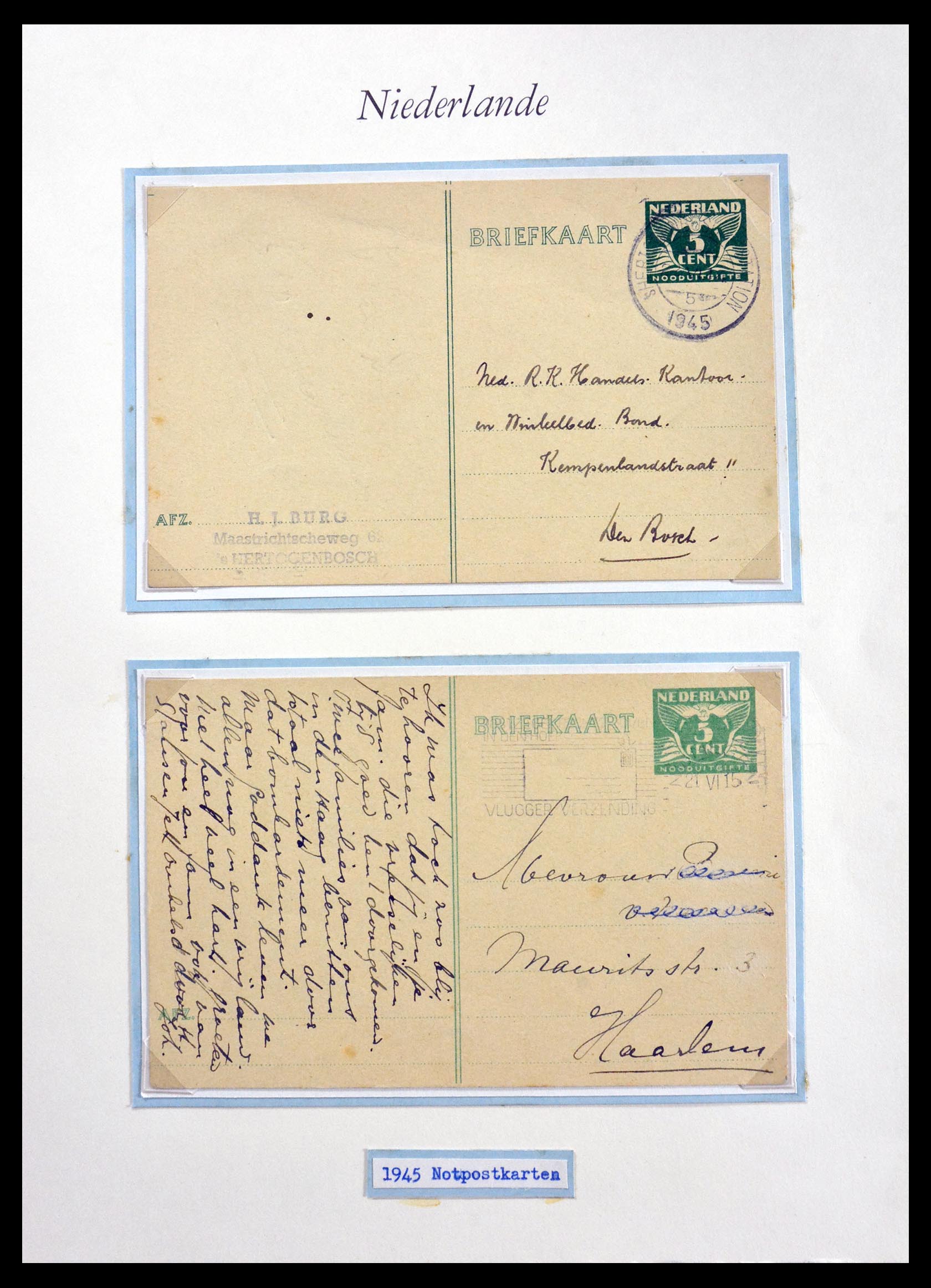 29824 002 - 29824 Netherlands cancels 1945-1946.