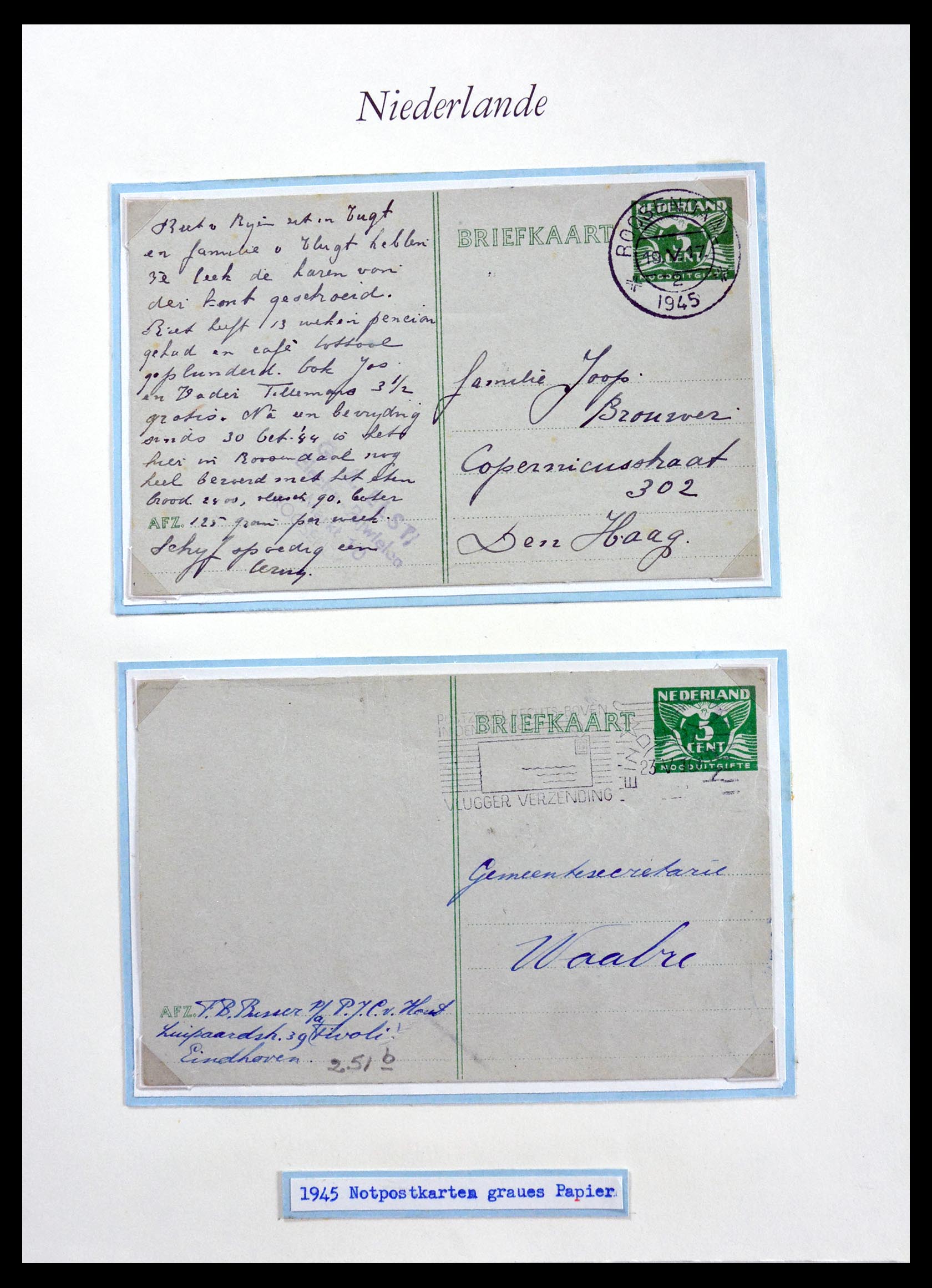 29824 003 - 29824 Netherlands cancels 1945-1946.