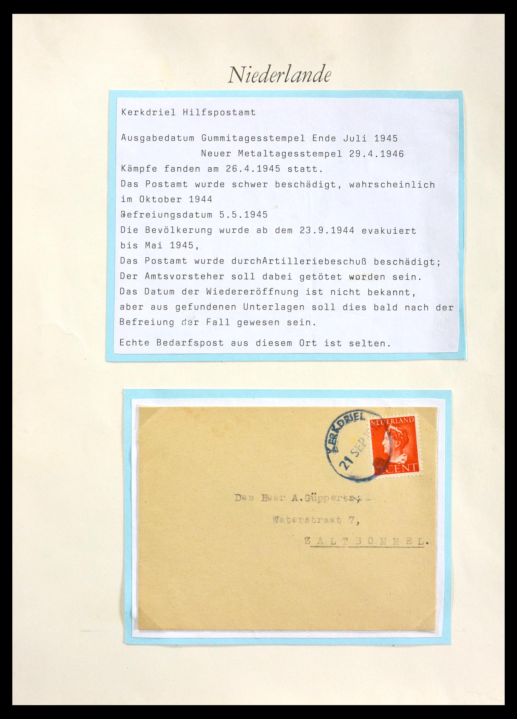 29824 018 - 29824 Netherlands cancels 1945-1946.