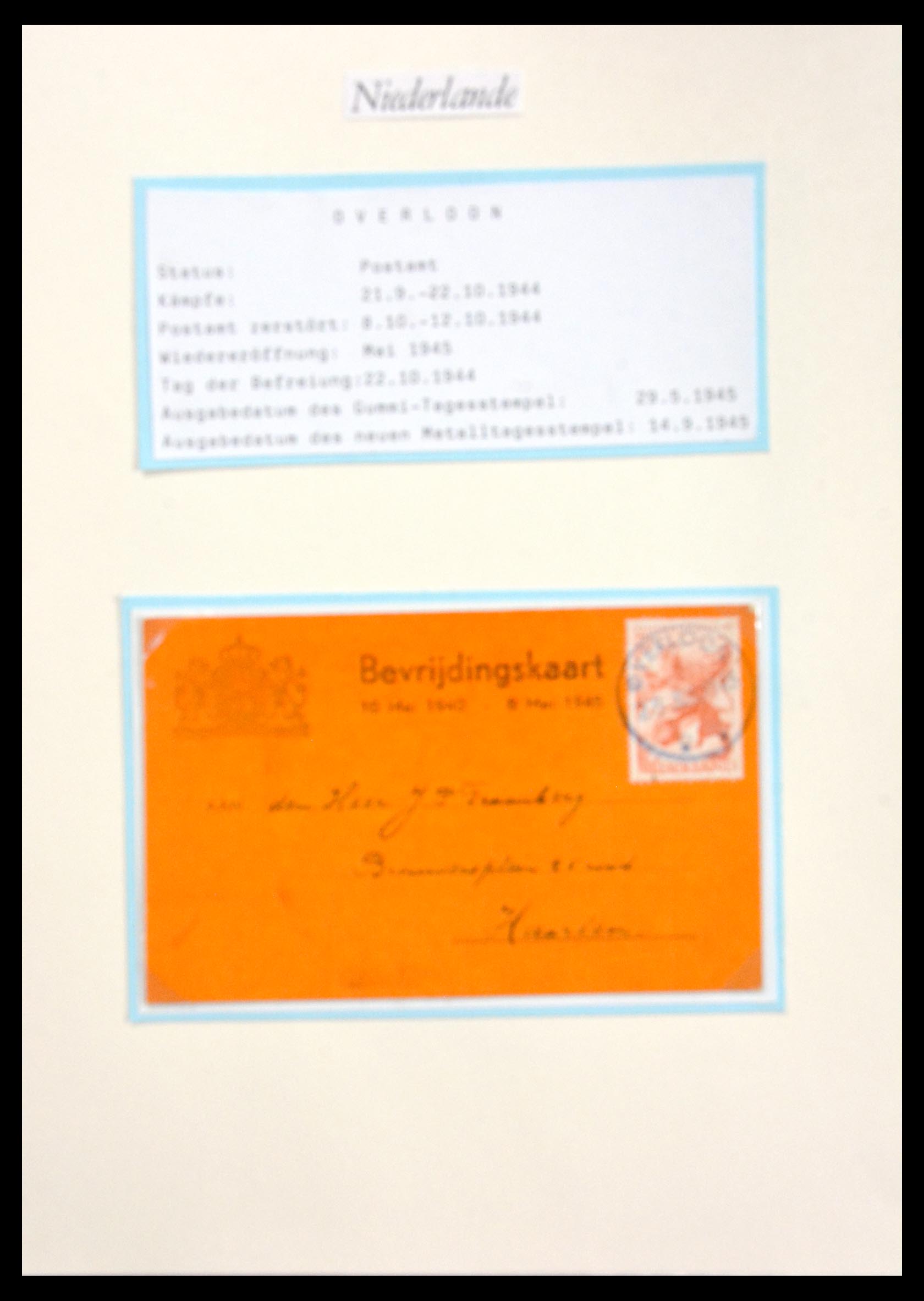 29824 024 - 29824 Nederland stempels 1945-1946.