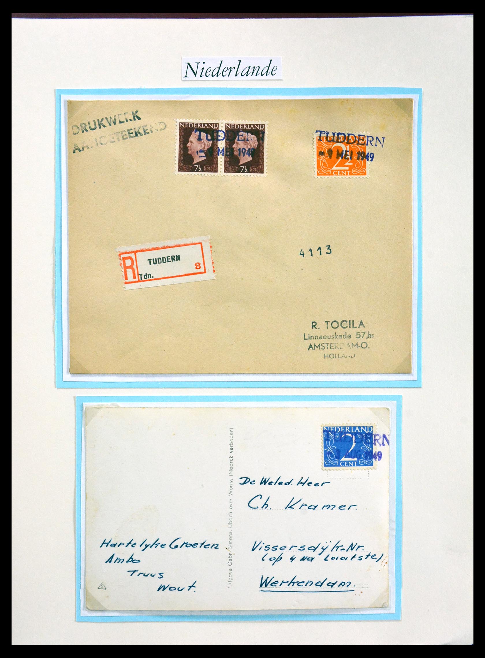 29824 040 - 29824 Netherlands cancels 1945-1946.