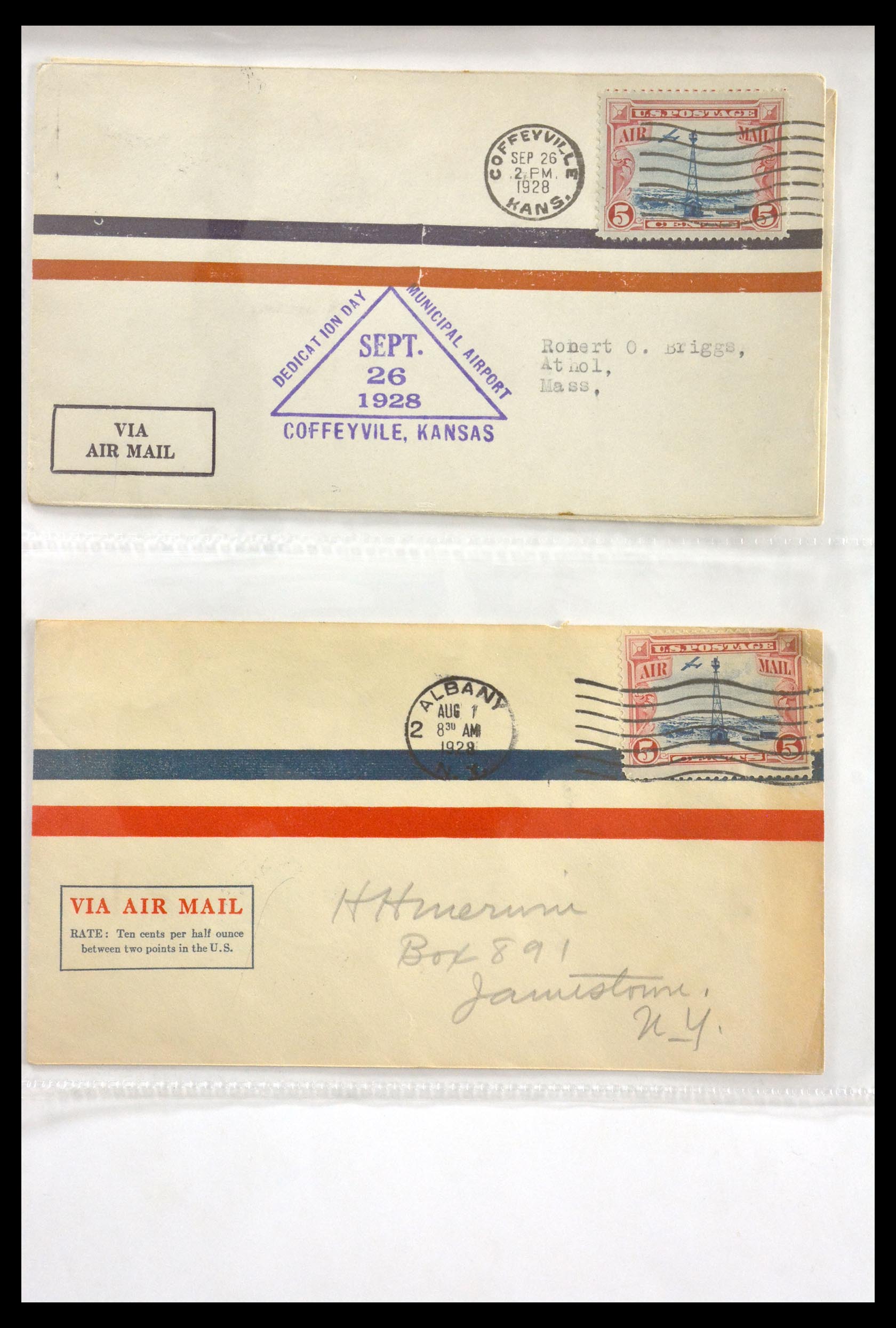29830 004 - 29830 USA luchtpostbrieven ca. 1919-1932.