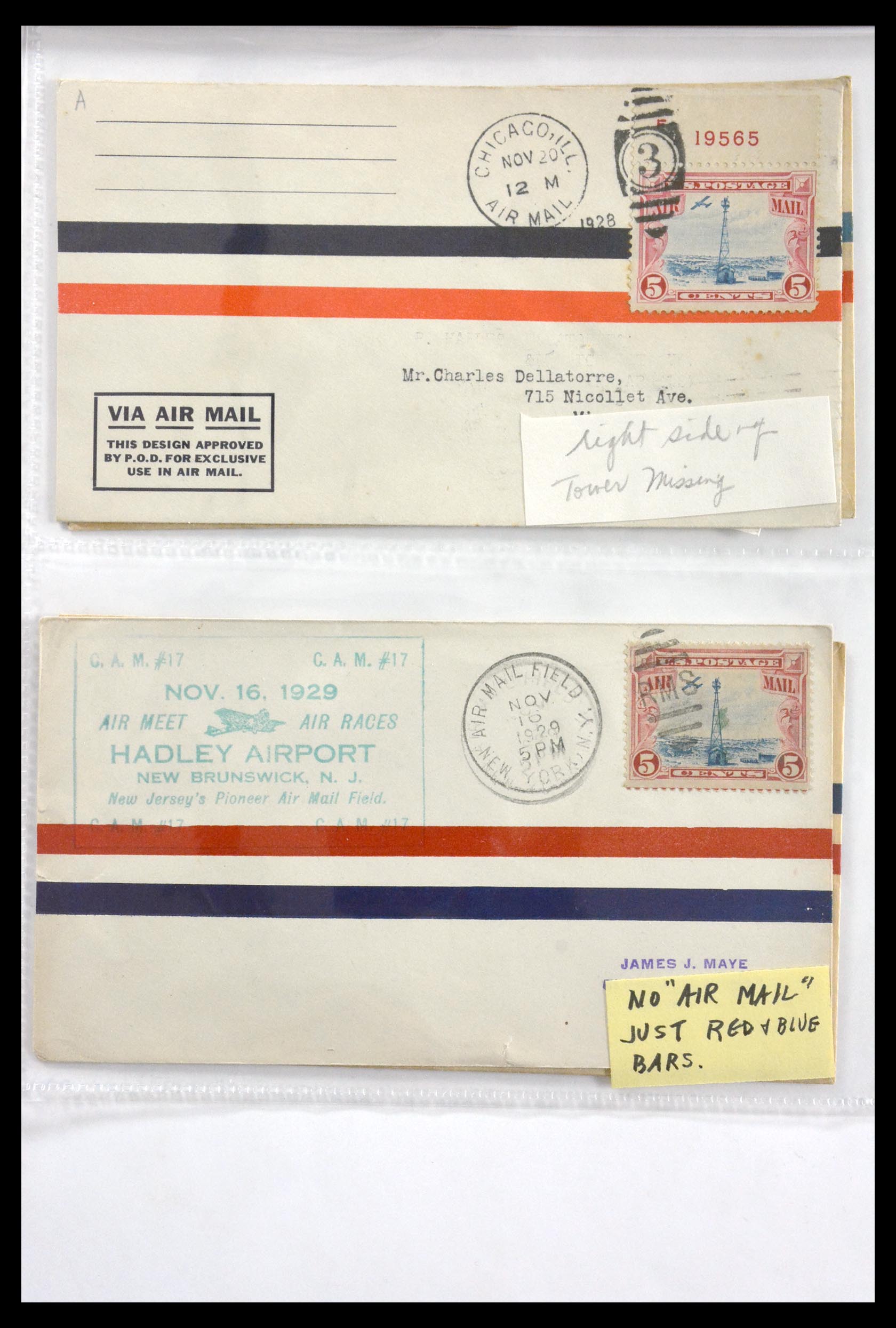 29830 006 - 29830 USA luchtpostbrieven ca. 1919-1932.