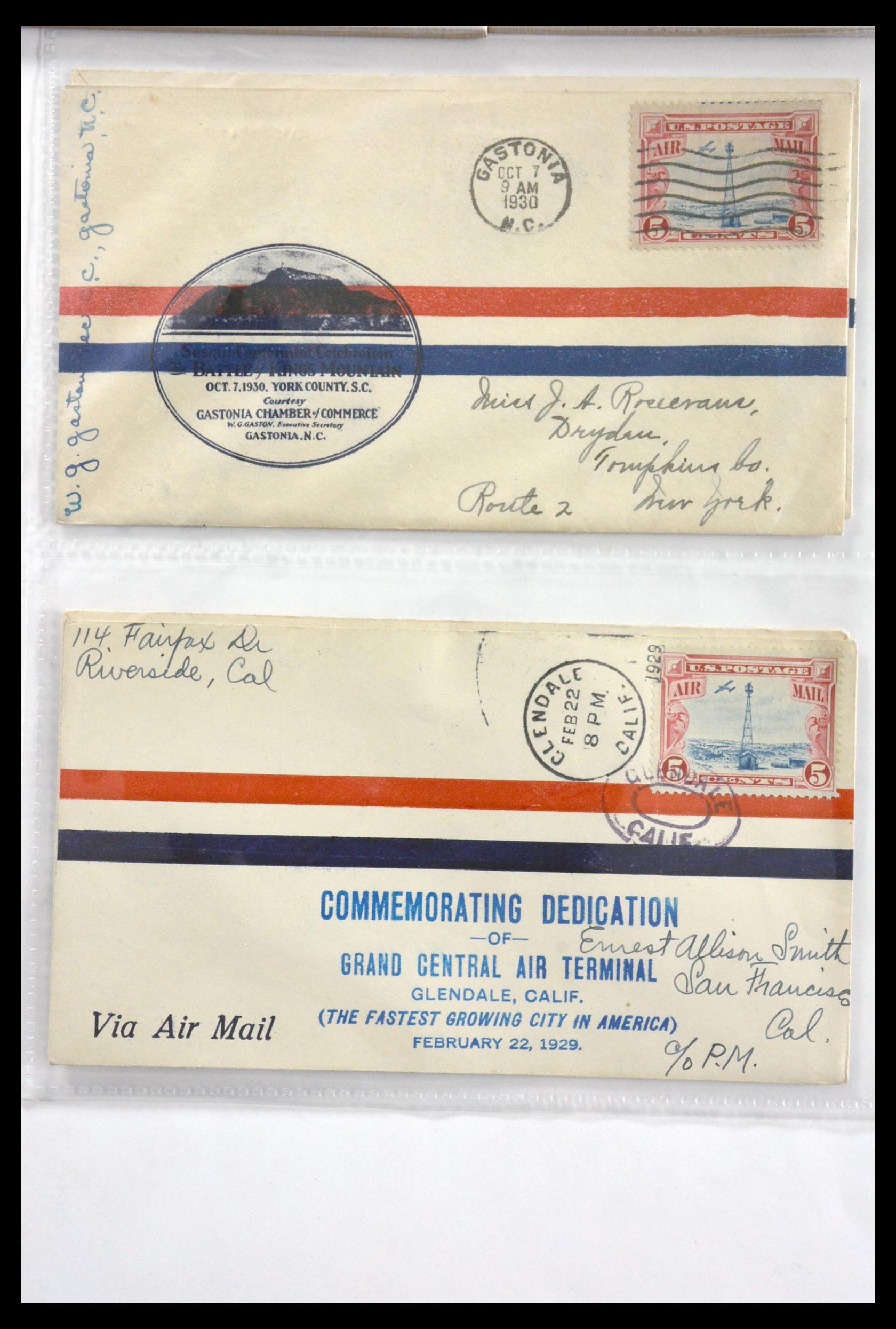 29830 042 - 29830 USA luchtpostbrieven ca. 1919-1932.