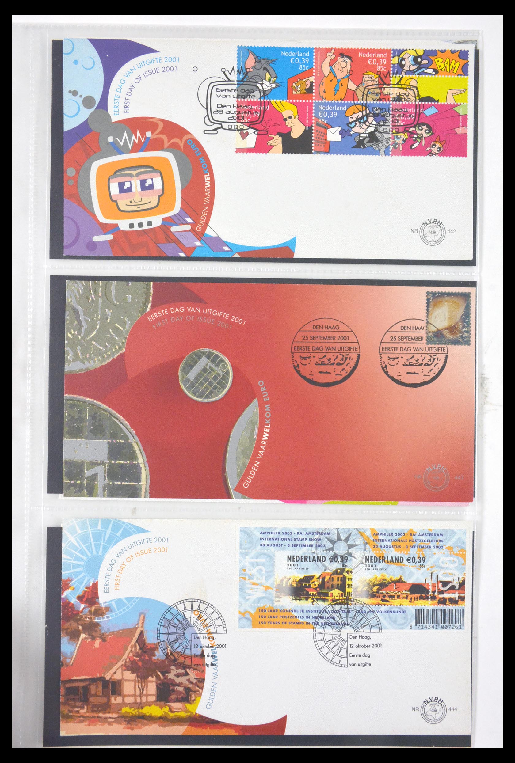 29850 003 - 29850 Netherlands FDC's 2001-2012.