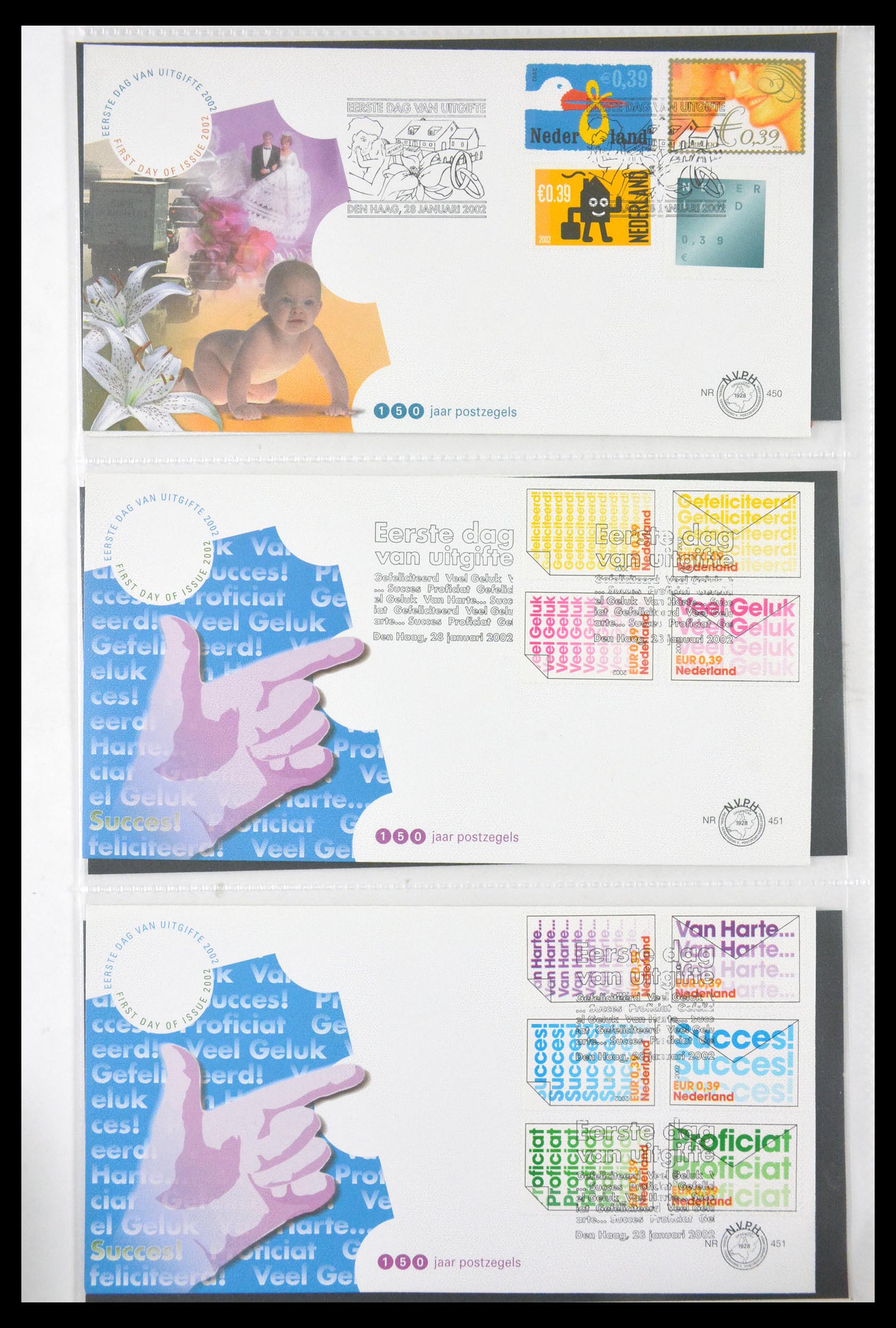 29850 006 - 29850 Netherlands FDC's 2001-2012.