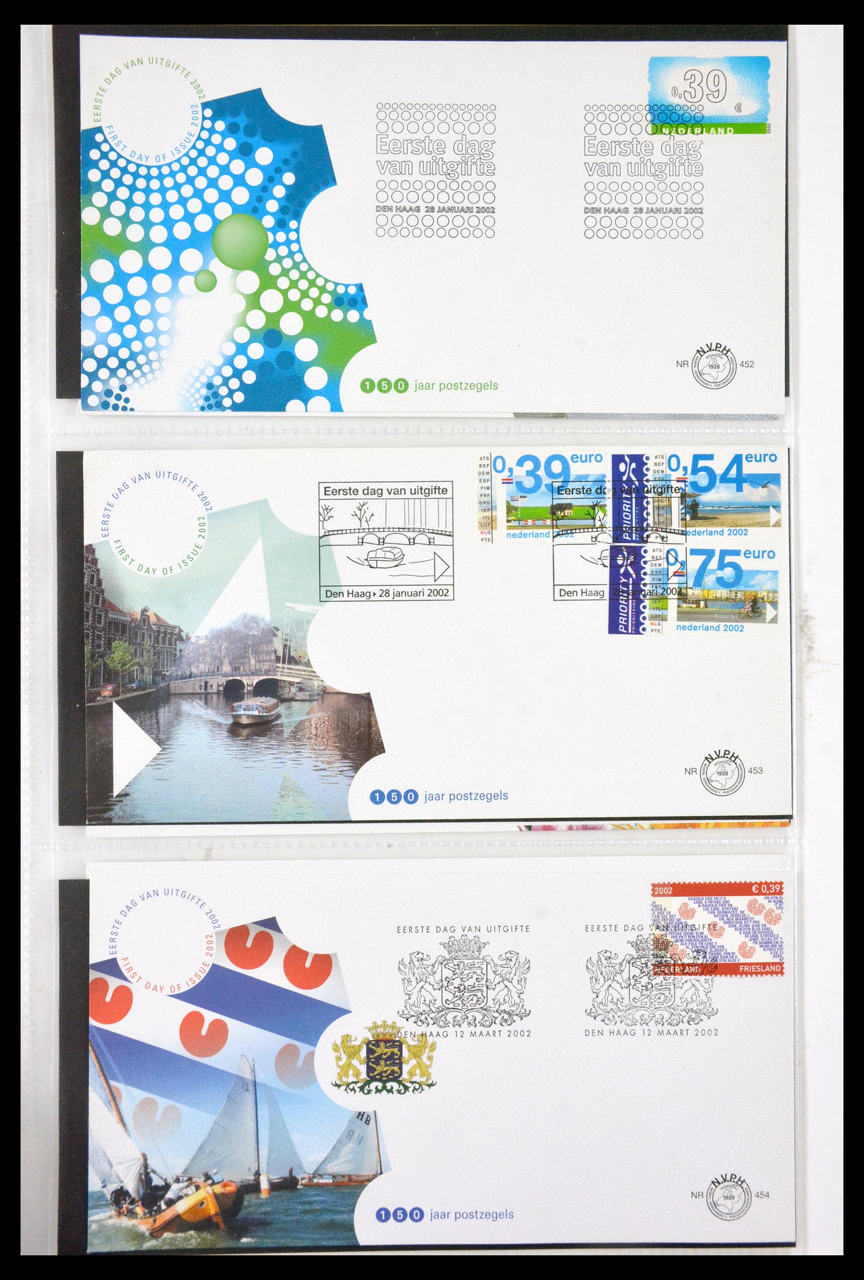 29850 007 - 29850 Netherlands FDC's 2001-2012.