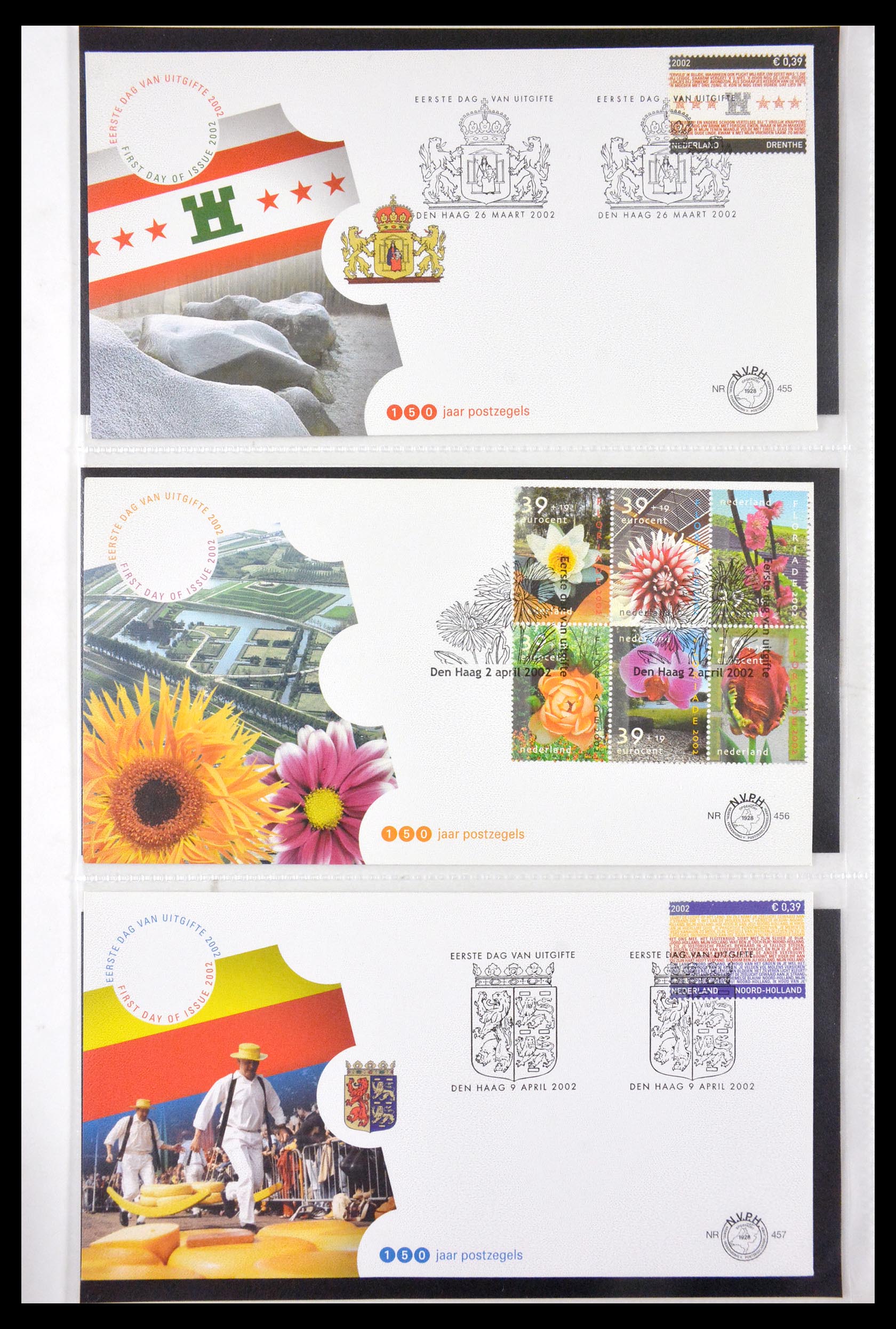 29850 008 - 29850 Netherlands FDC's 2001-2012.