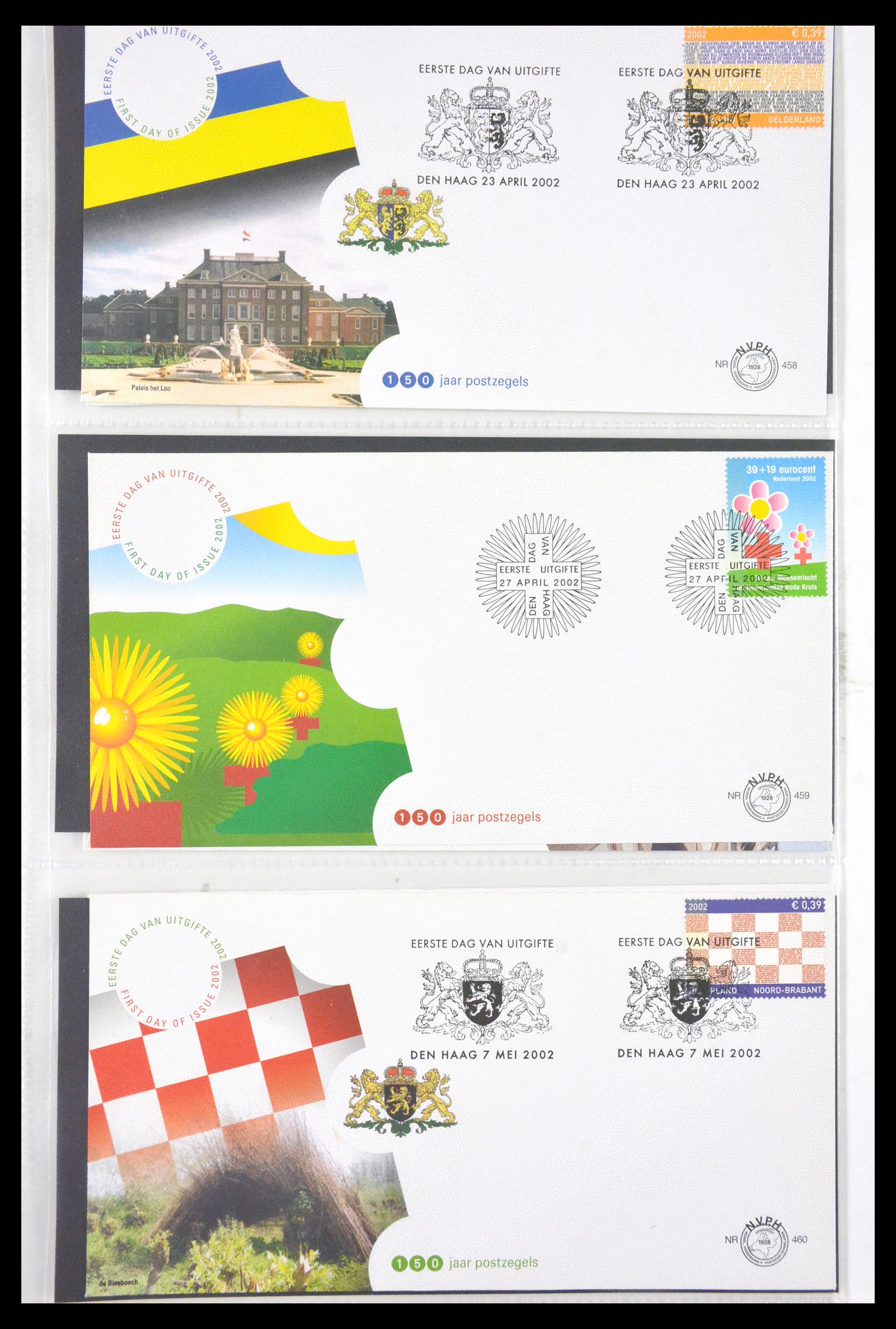 29850 009 - 29850 Netherlands FDC's 2001-2012.