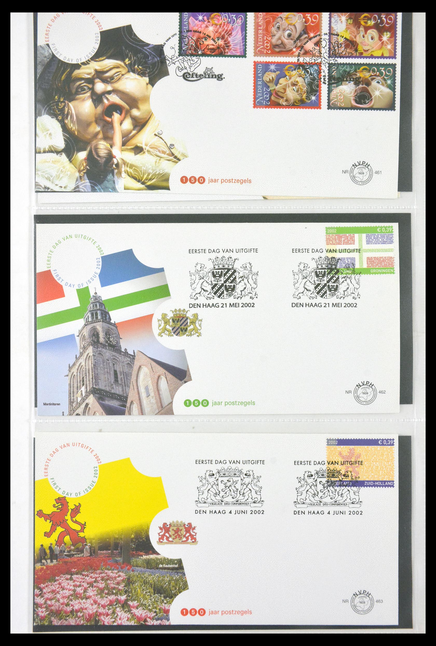 29850 010 - 29850 Netherlands FDC's 2001-2012.
