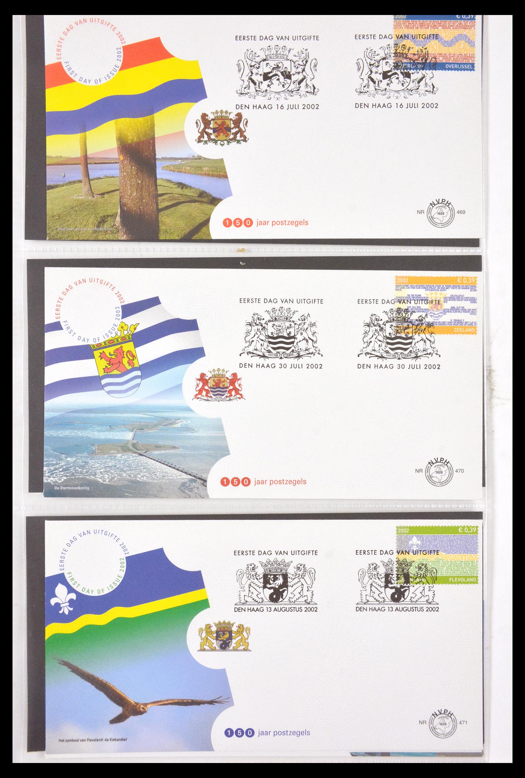 29850 013 - 29850 Netherlands FDC's 2001-2012.