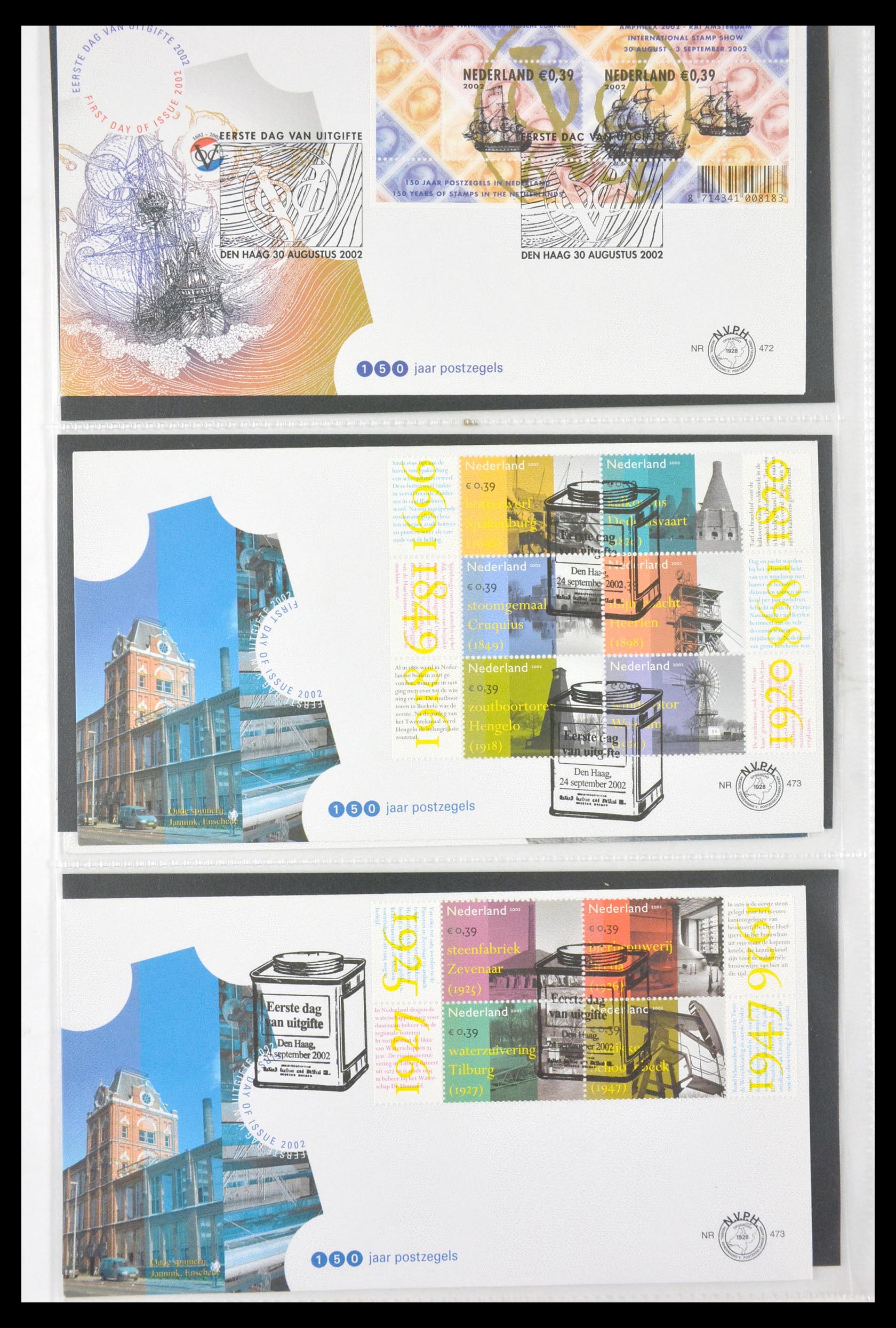 29850 014 - 29850 Netherlands FDC's 2001-2012.
