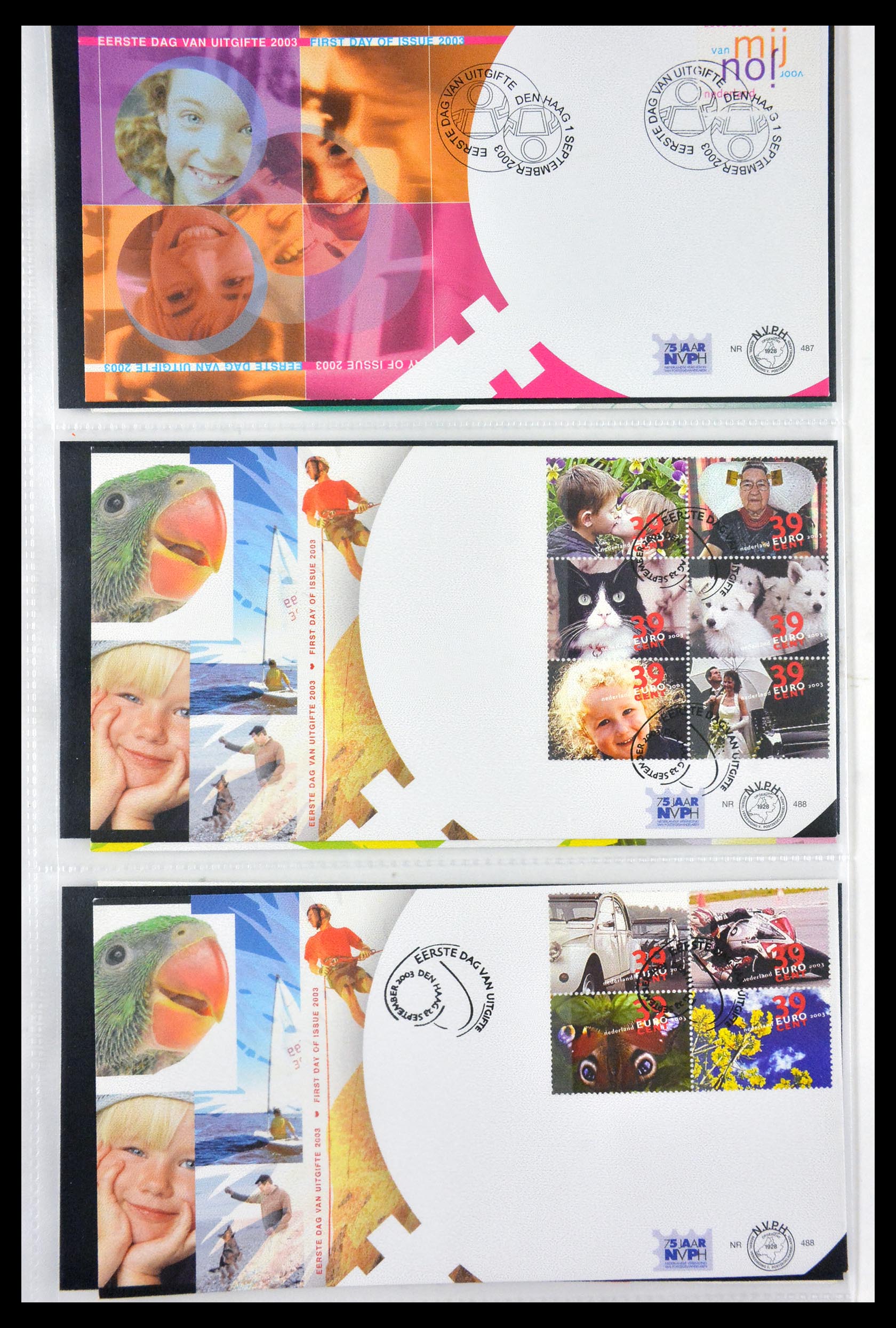 29850 021 - 29850 Netherlands FDC's 2001-2012.