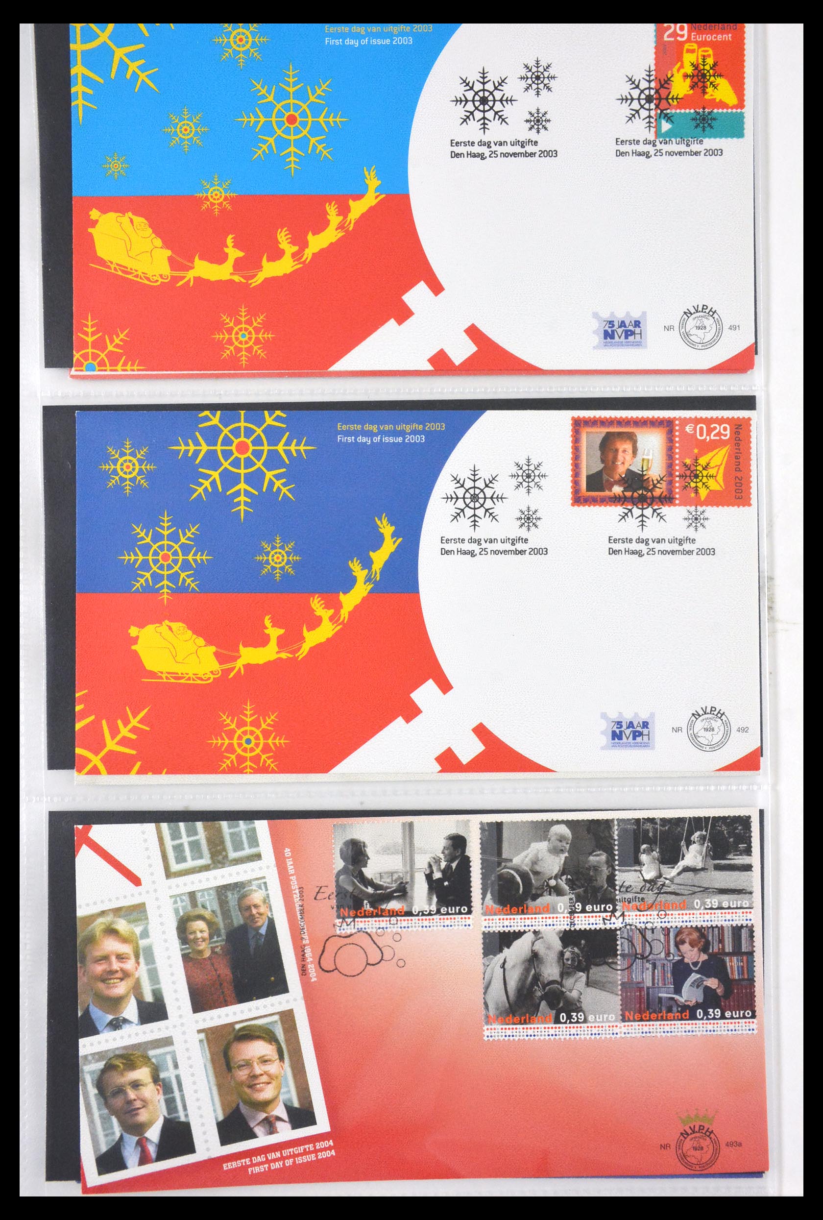 29850 023 - 29850 Netherlands FDC's 2001-2012.