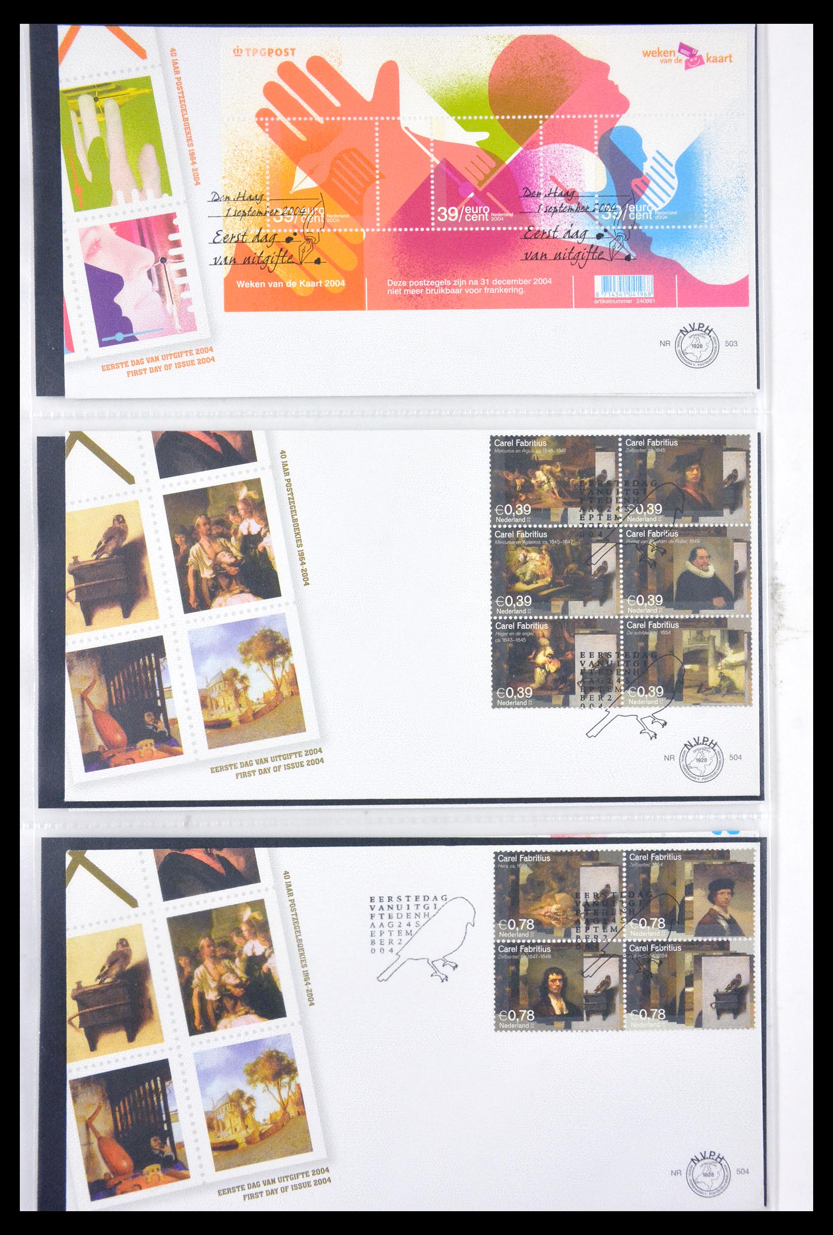 29850 029 - 29850 Netherlands FDC's 2001-2012.