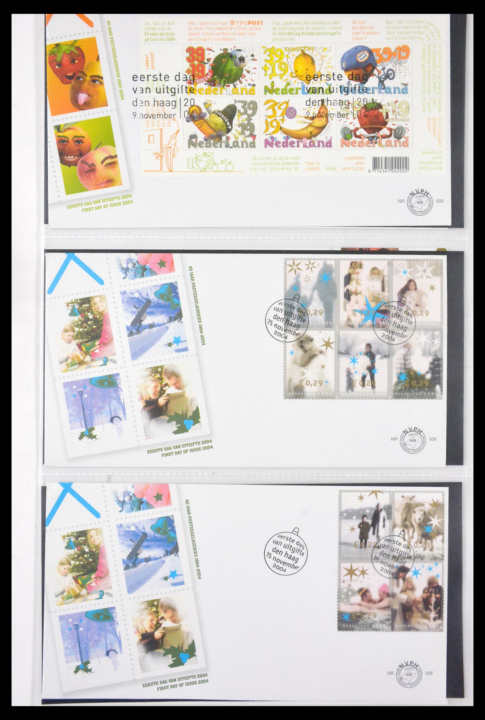 29850 030 - 29850 Netherlands FDC's 2001-2012.