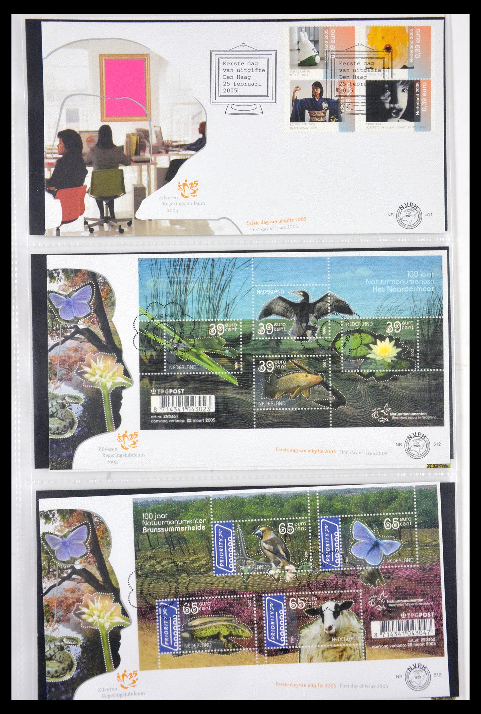29850 033 - 29850 Netherlands FDC's 2001-2012.