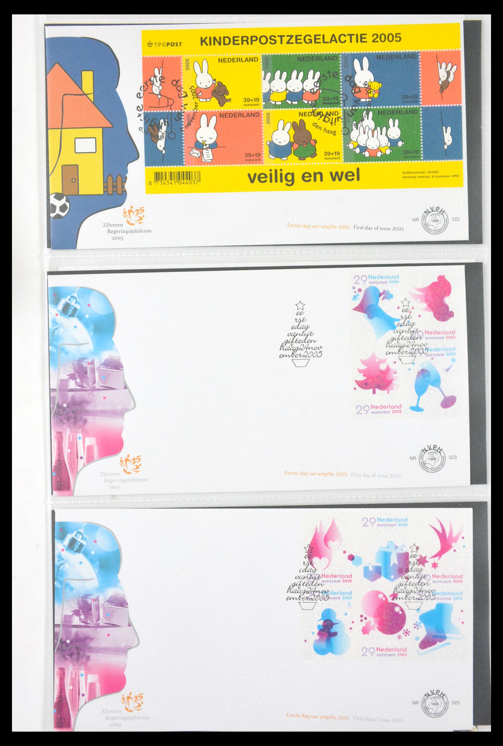 29850 038 - 29850 Netherlands FDC's 2001-2012.