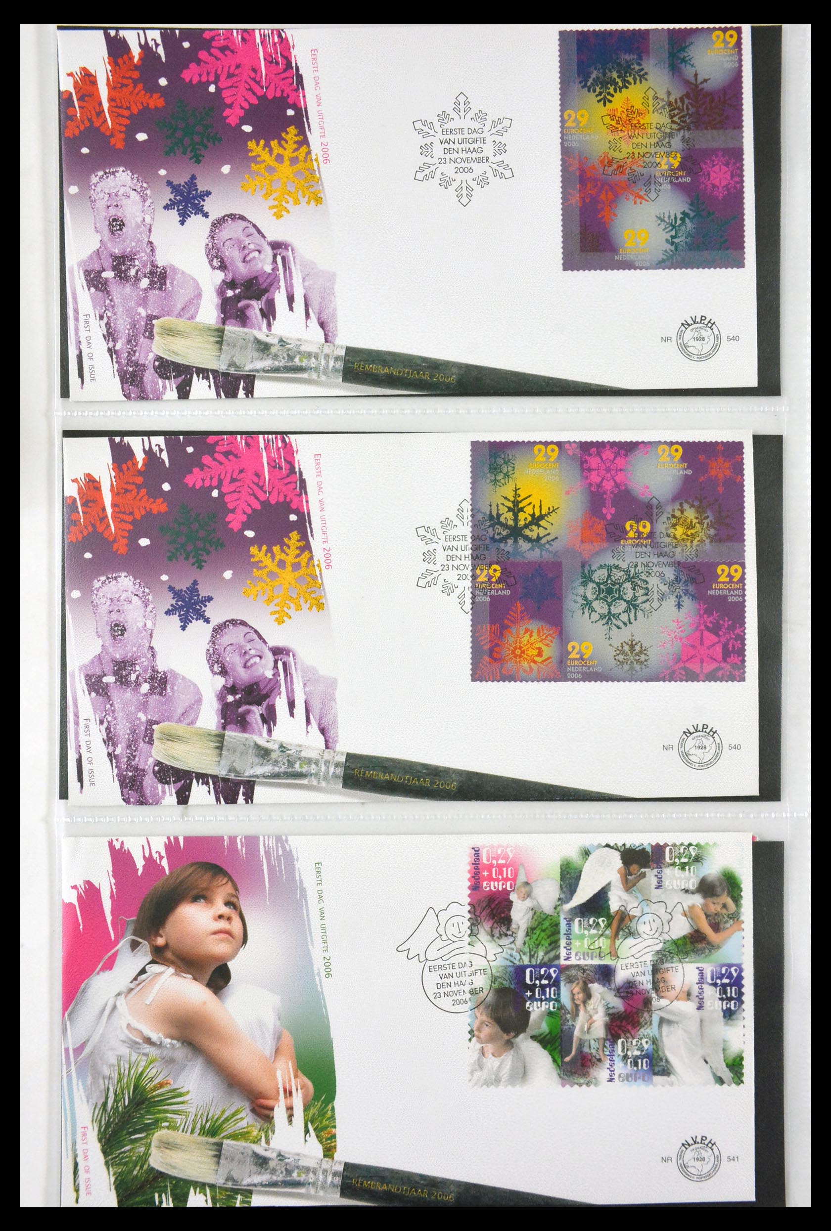 29850 046 - 29850 Netherlands FDC's 2001-2012.