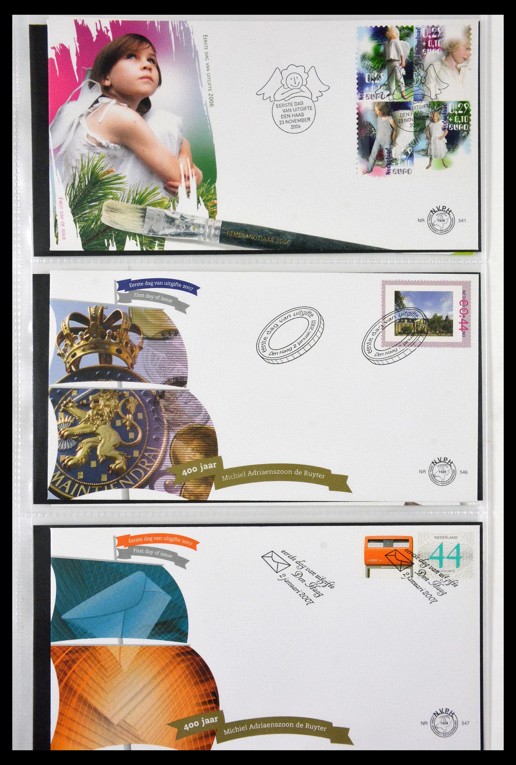29850 047 - 29850 Netherlands FDC's 2001-2012.