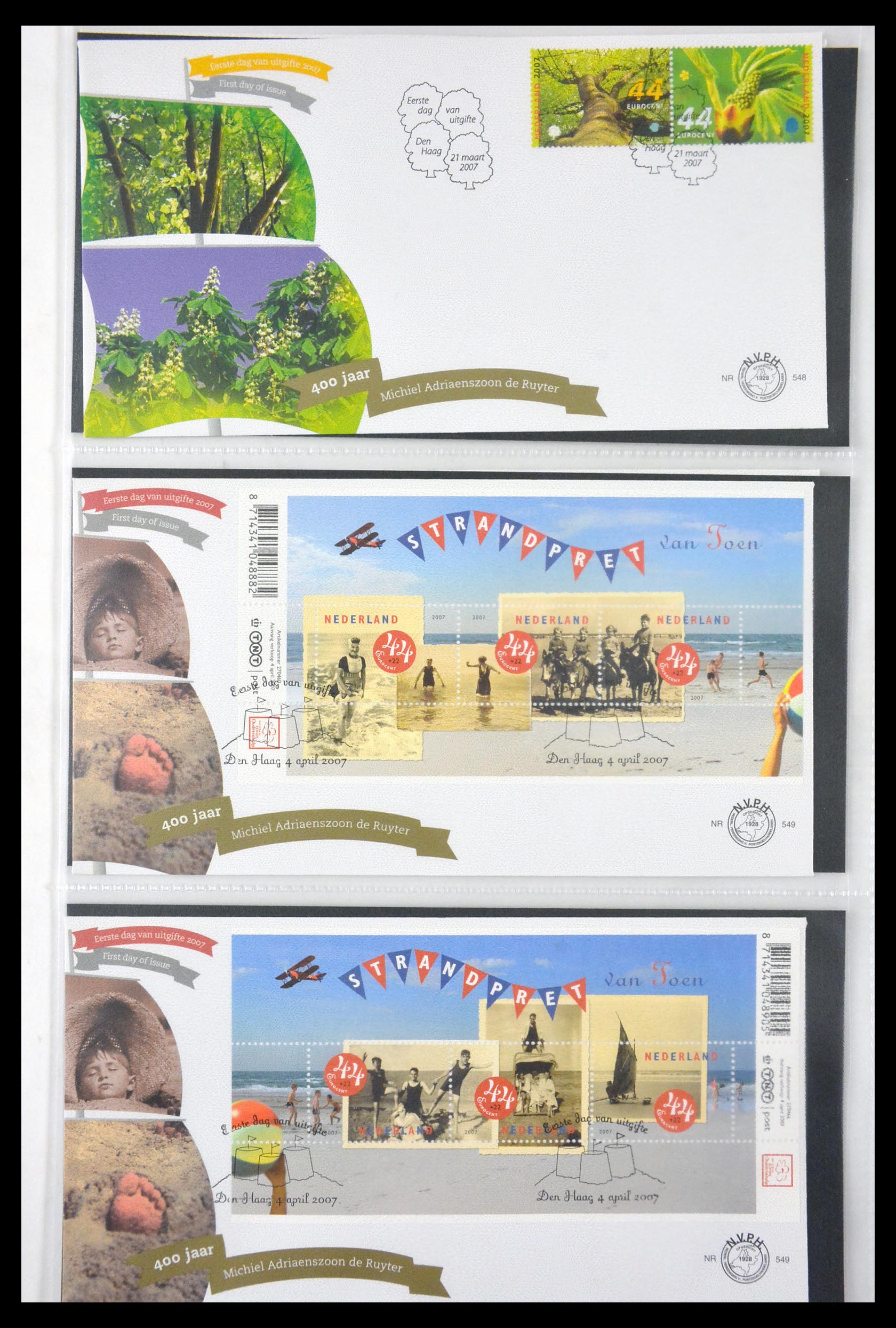29850 048 - 29850 Netherlands FDC's 2001-2012.