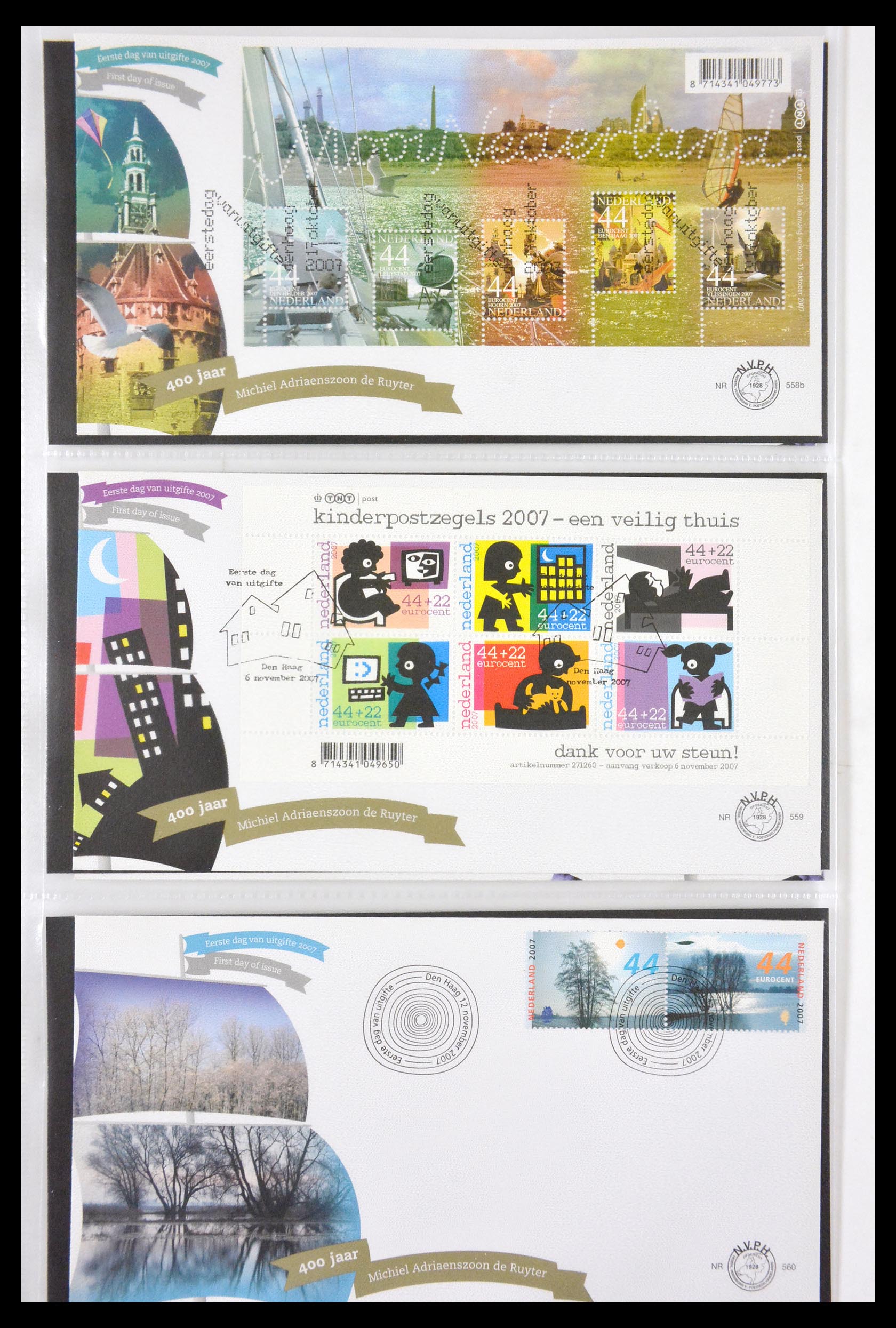 29850 051 - 29850 Netherlands FDC's 2001-2012.