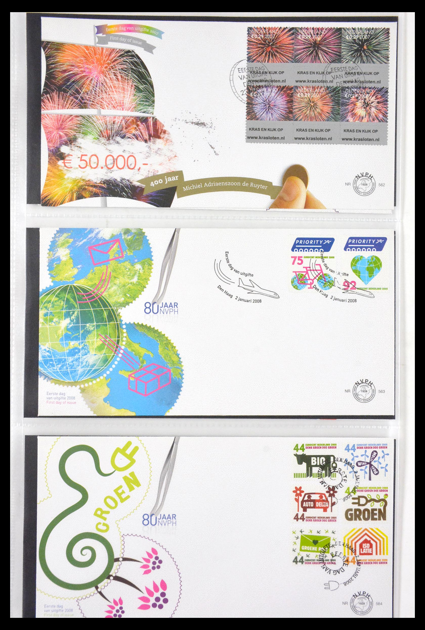 29850 053 - 29850 Netherlands FDC's 2001-2012.