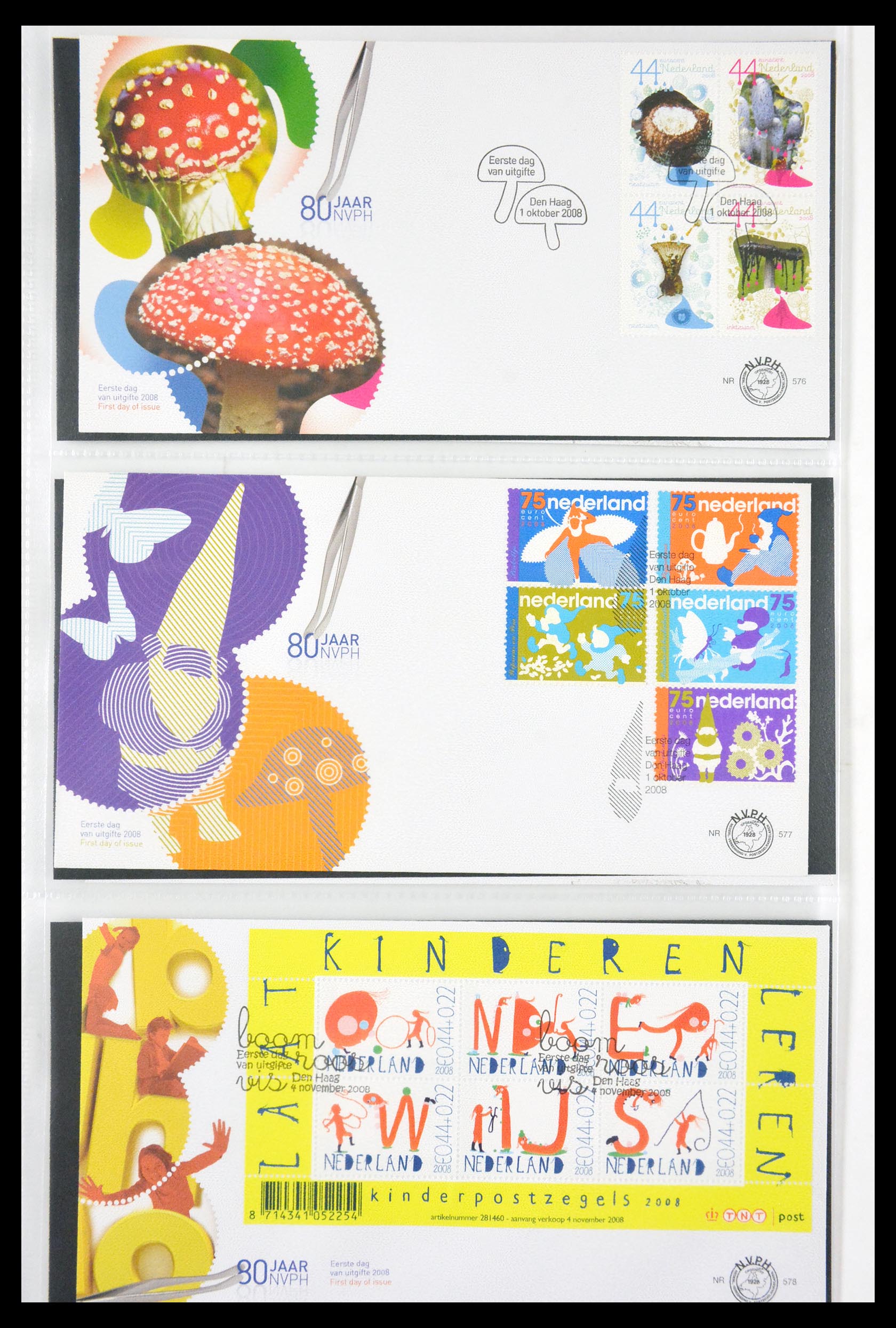 29850 059 - 29850 Netherlands FDC's 2001-2012.