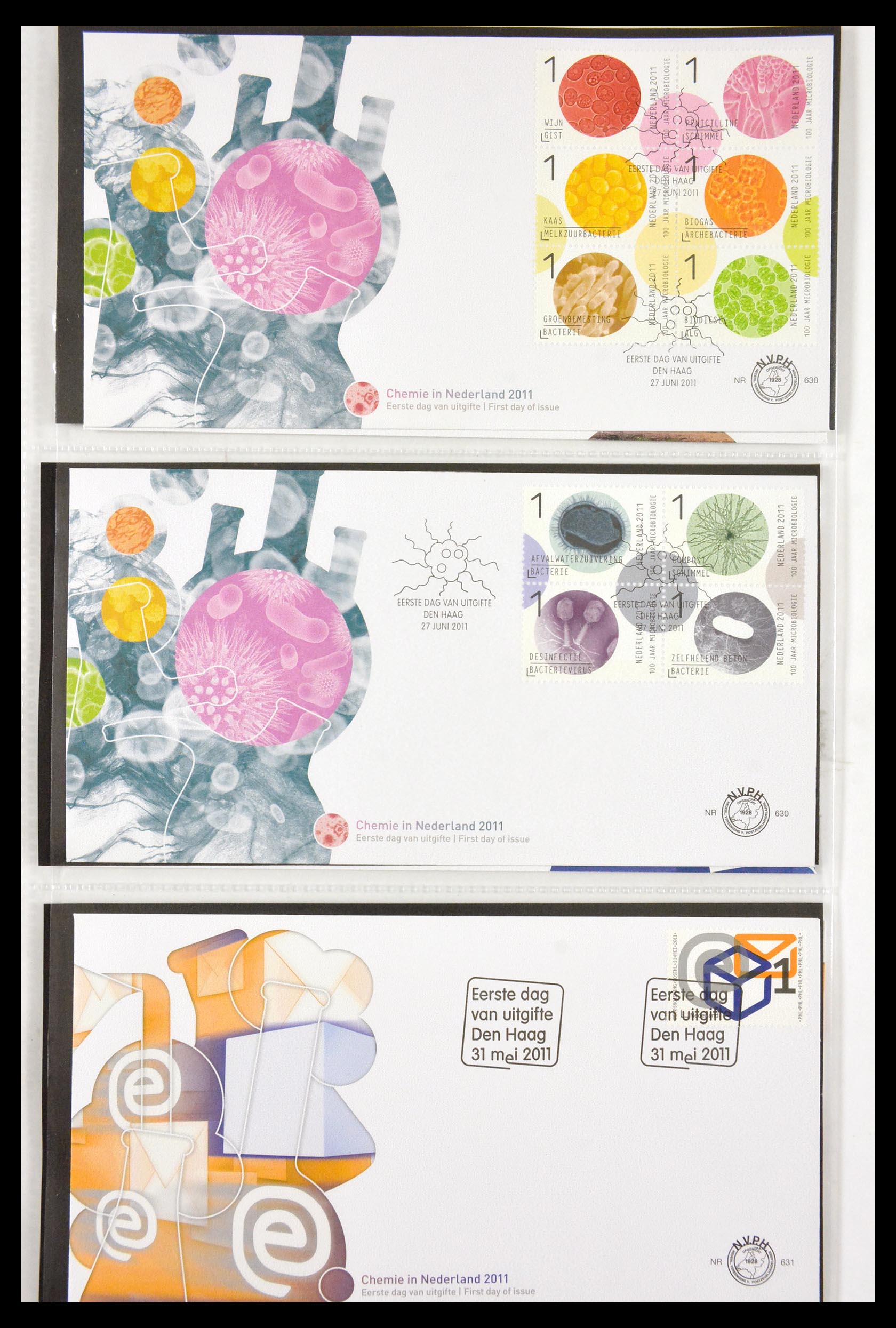 29850 081 - 29850 Netherlands FDC's 2001-2012.