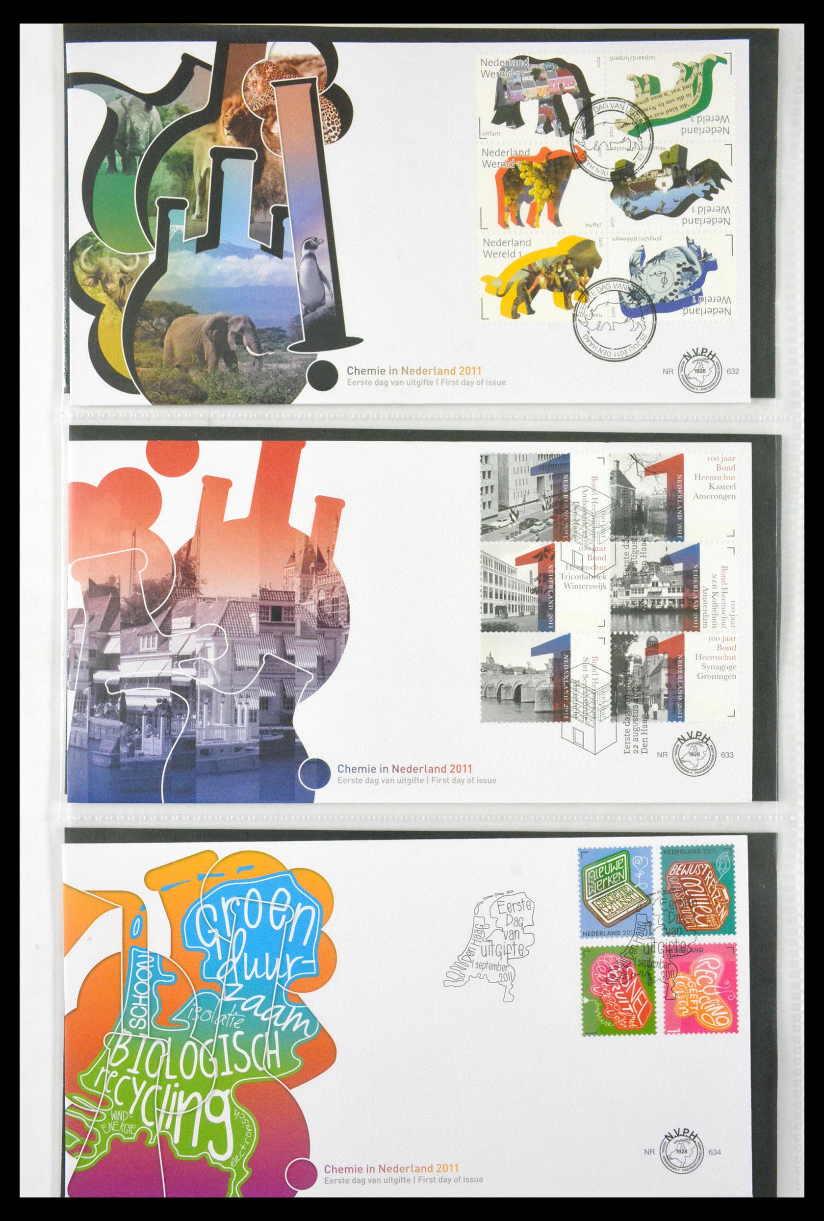 29850 082 - 29850 Netherlands FDC's 2001-2012.