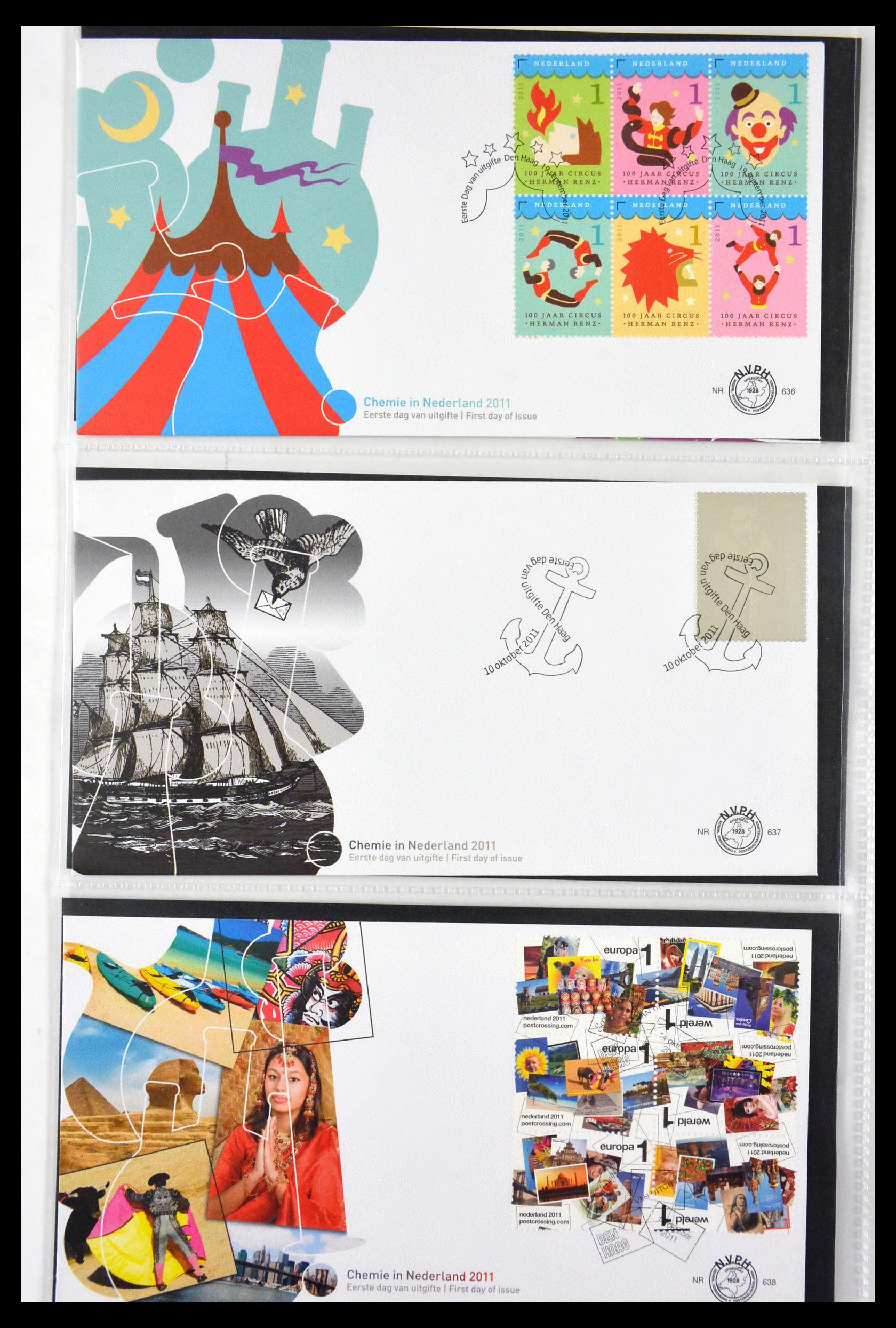 29850 084 - 29850 Netherlands FDC's 2001-2012.