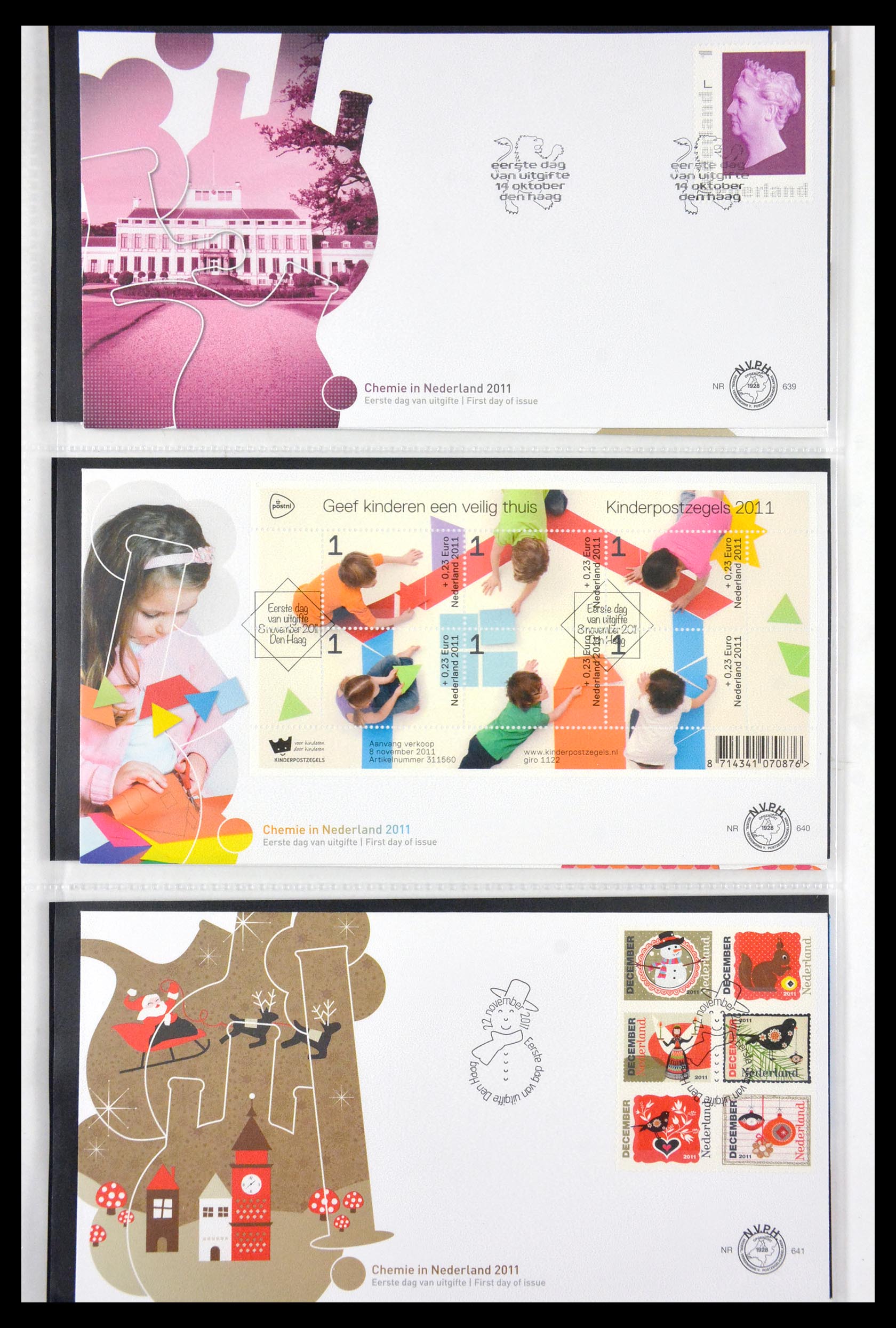 29850 085 - 29850 Netherlands FDC's 2001-2012.