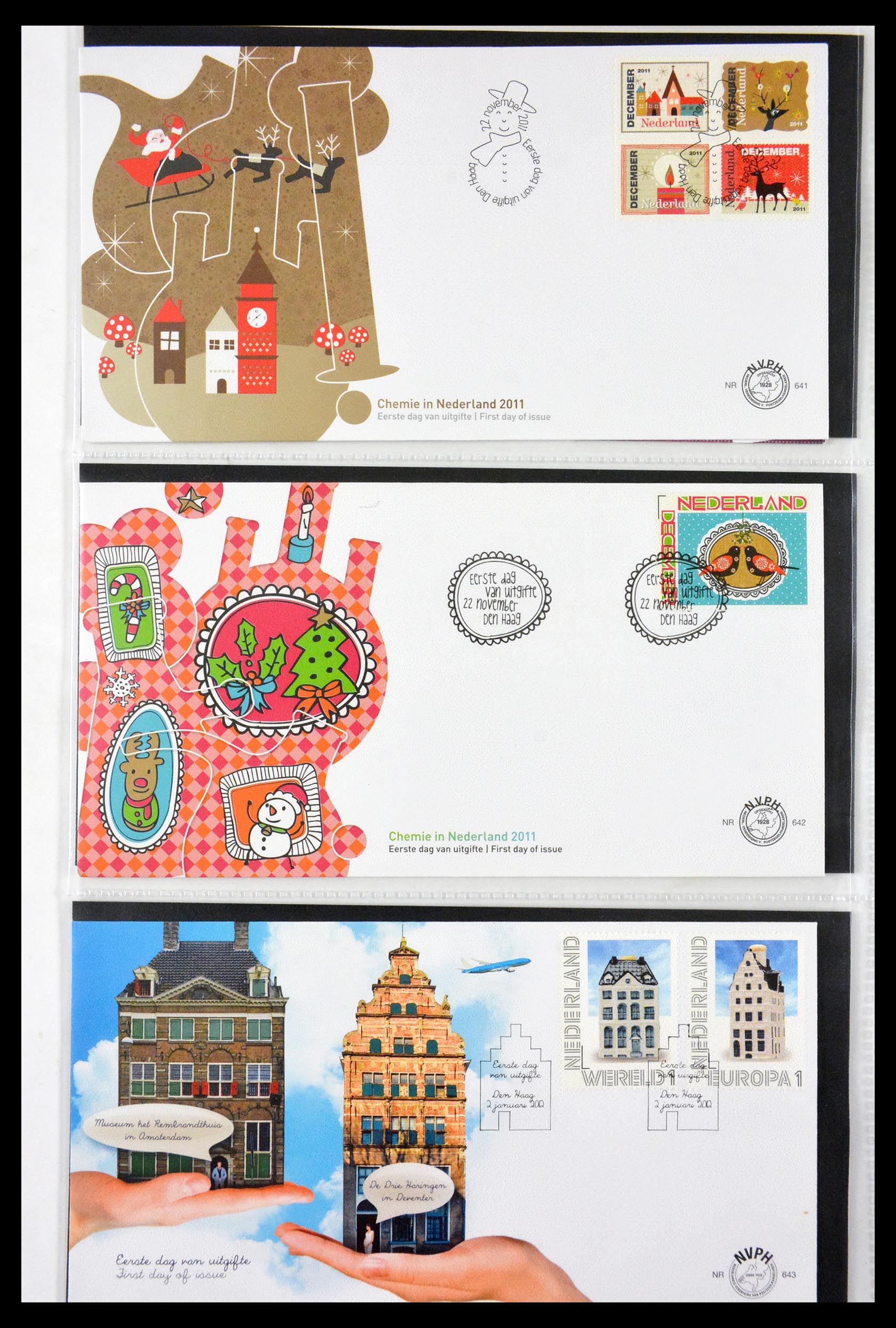 29850 086 - 29850 Netherlands FDC's 2001-2012.
