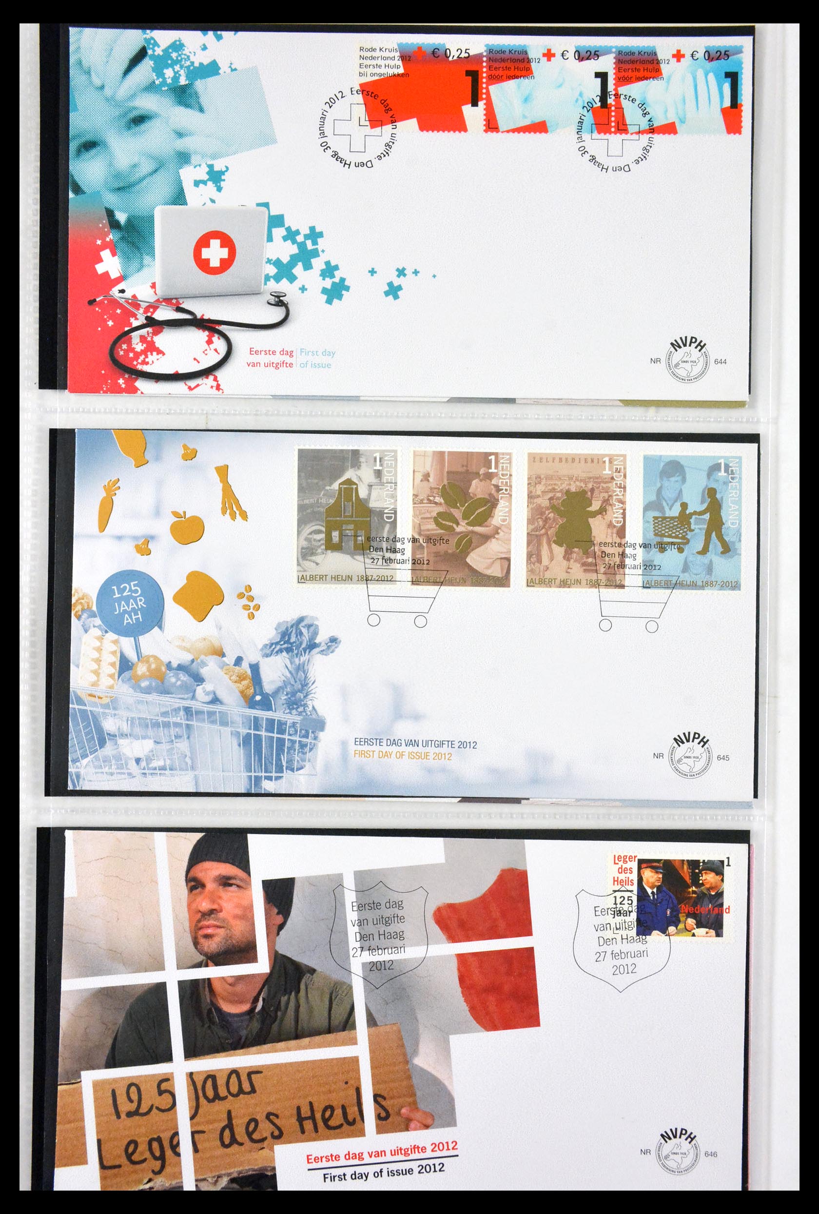 29850 087 - 29850 Netherlands FDC's 2001-2012.