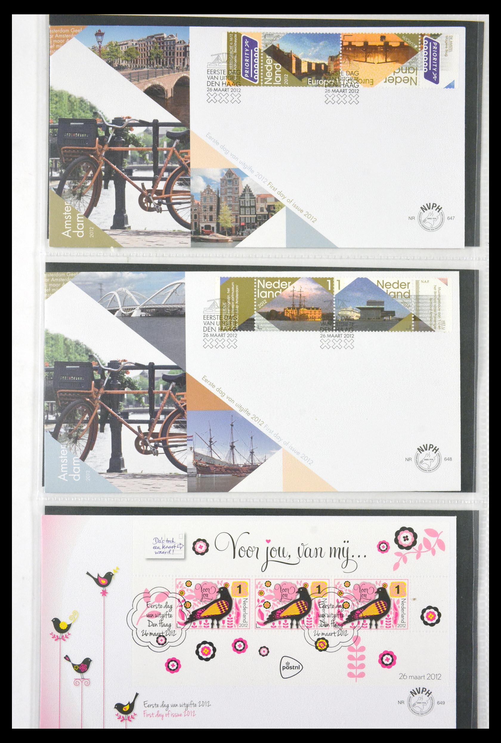 29850 088 - 29850 Netherlands FDC's 2001-2012.