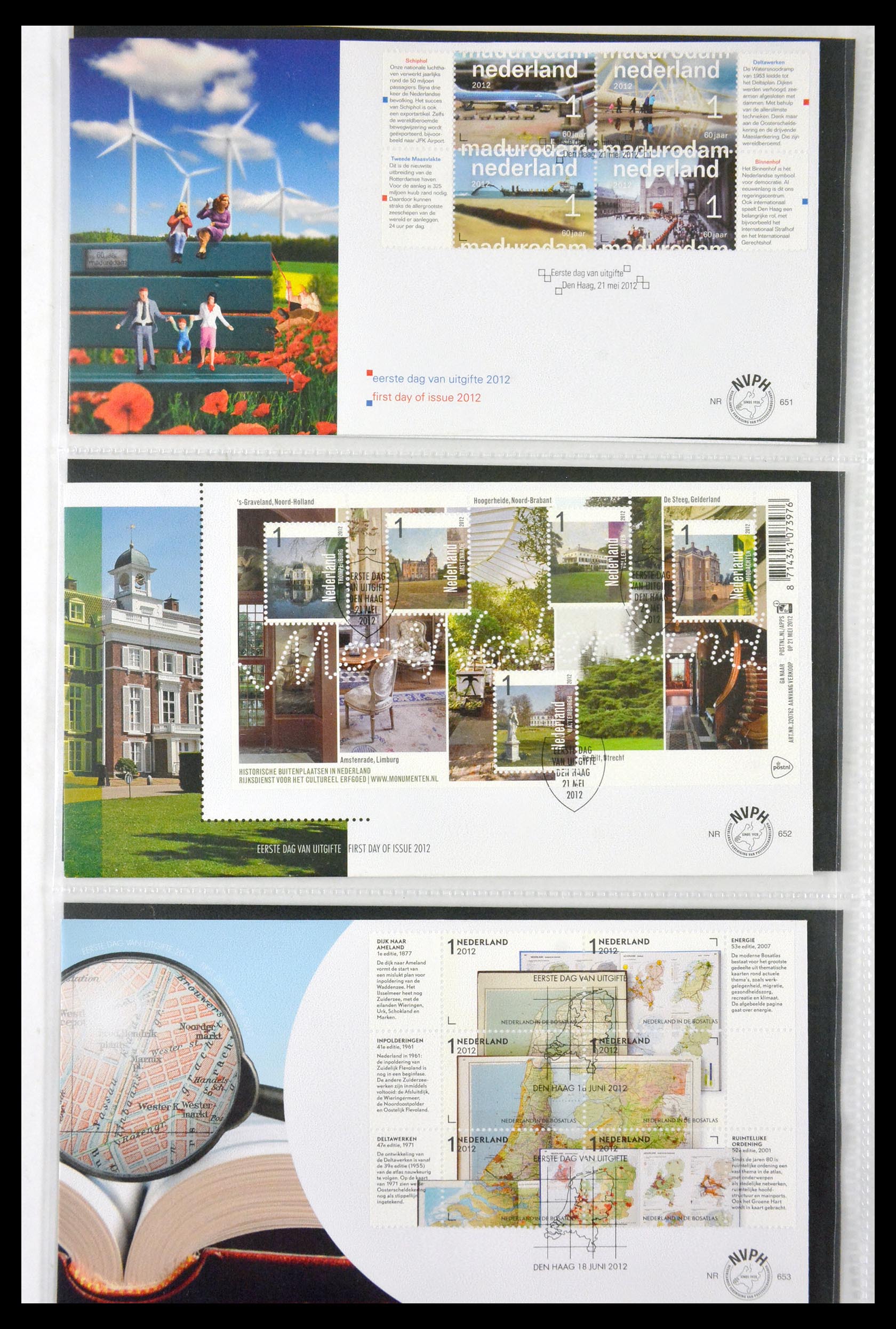 29850 090 - 29850 Netherlands FDC's 2001-2012.